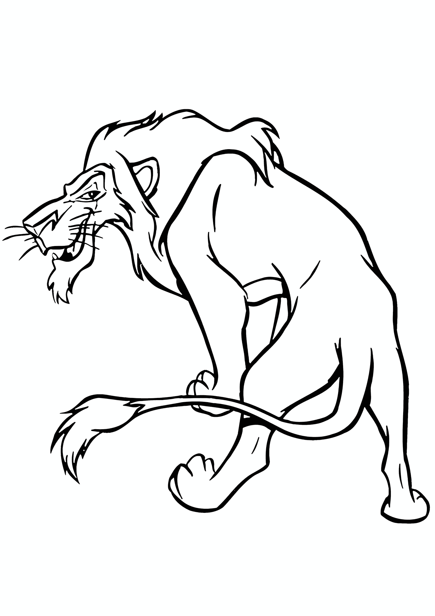 Lion King: Scar’s Evil Grin