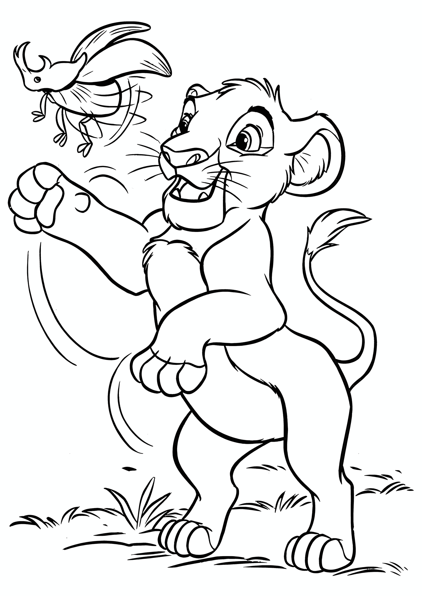 Lion King: Simba Hunts the Rhinoceros Beetle