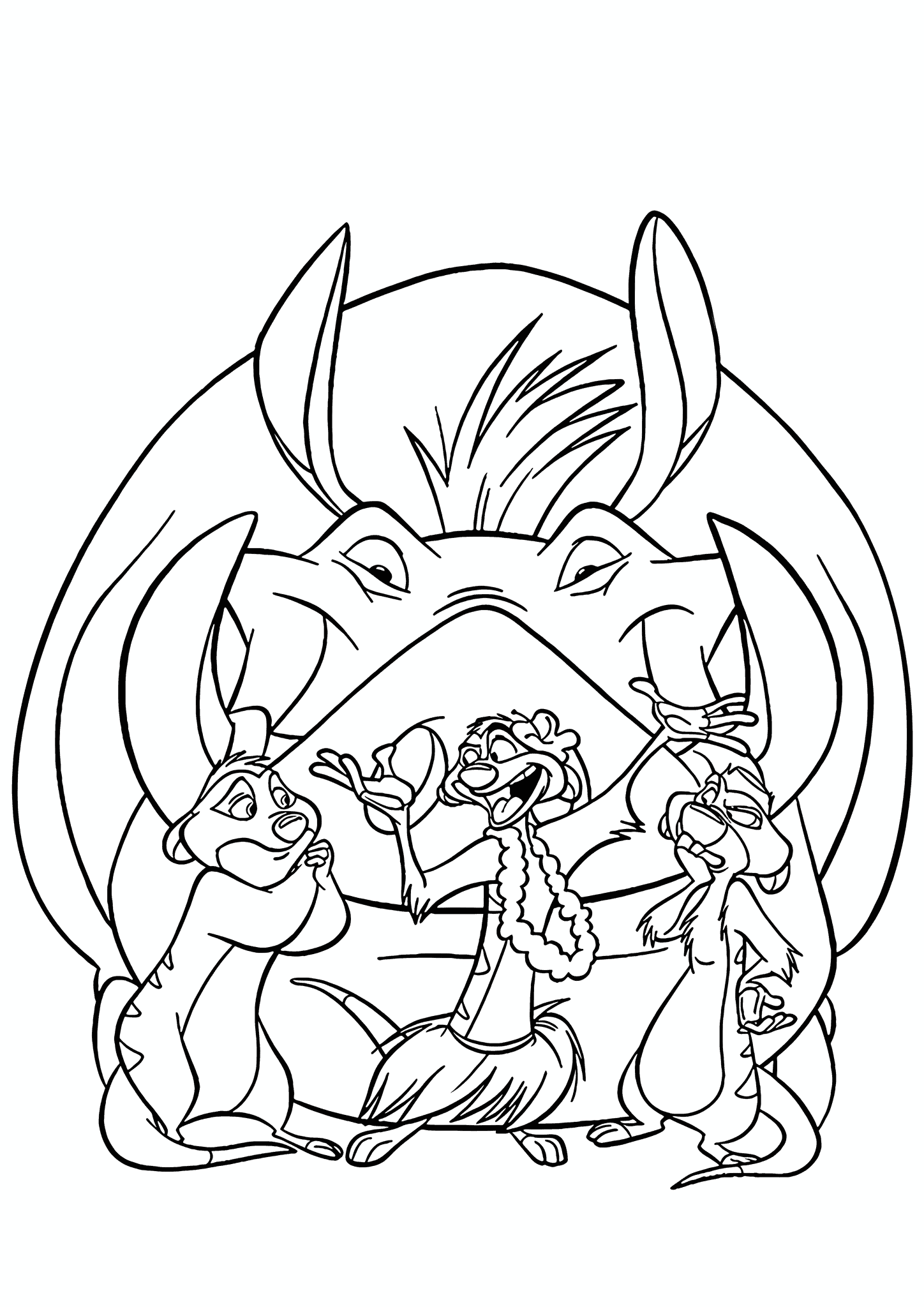 Lion King: Pumbaa Creeping Up