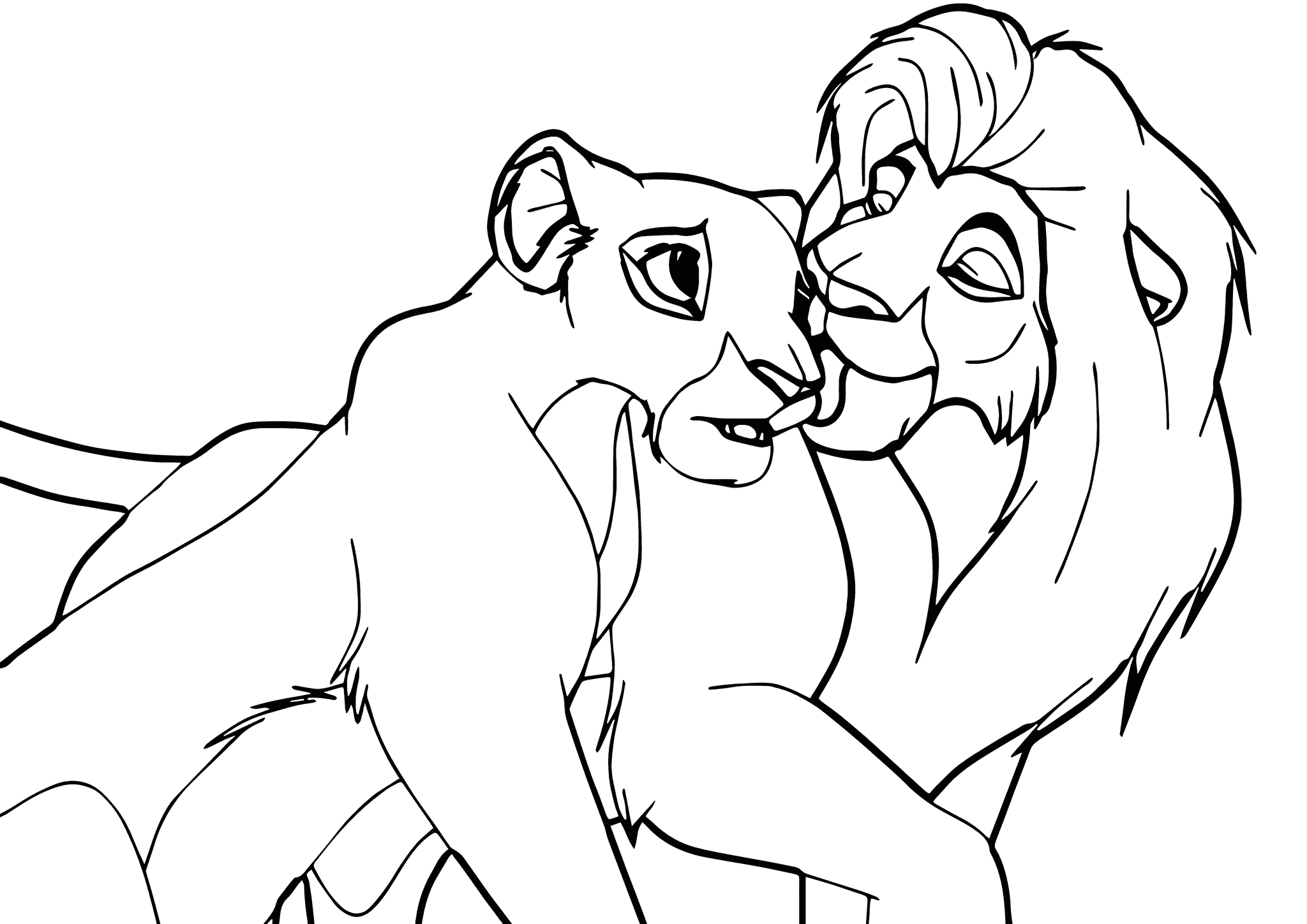 Lion King Mufasa and Sarabi