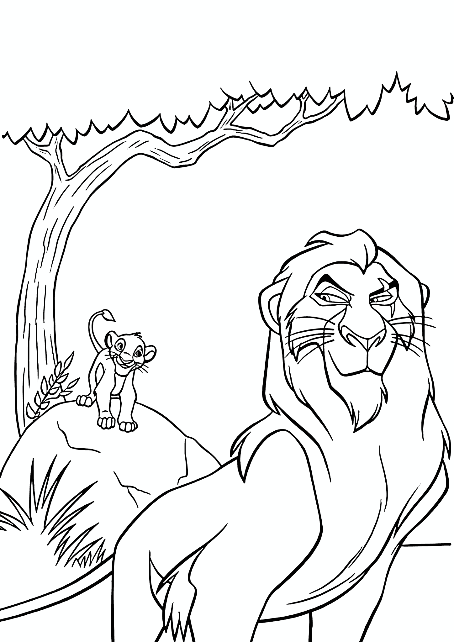 Lion King: Scar Lures Simba Into the Canyon