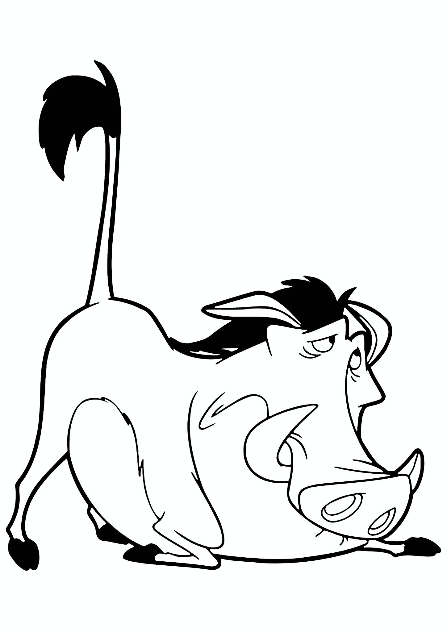 Lion King: Sad Pumbaa