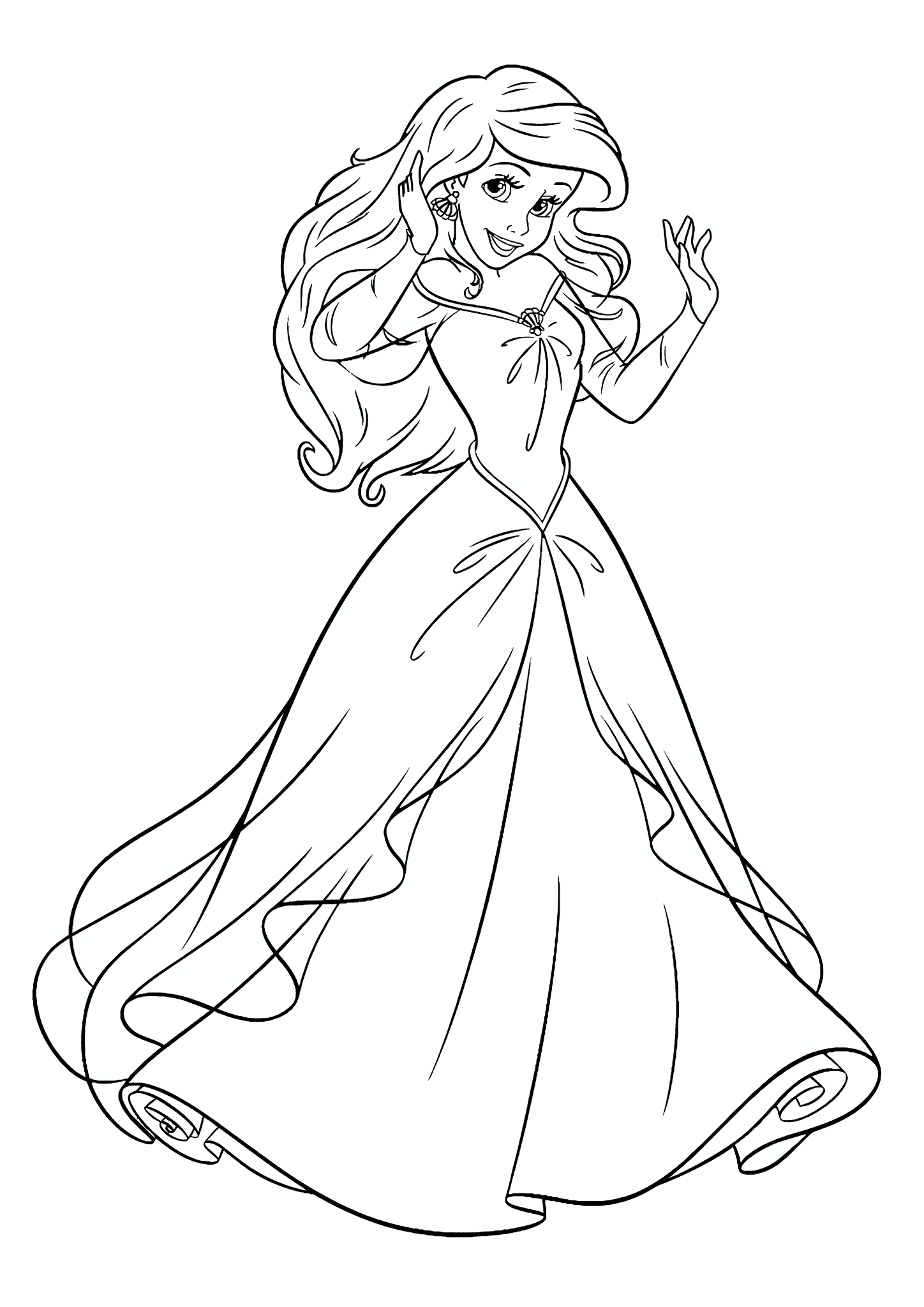 Lucky Mermaid on Her Feet