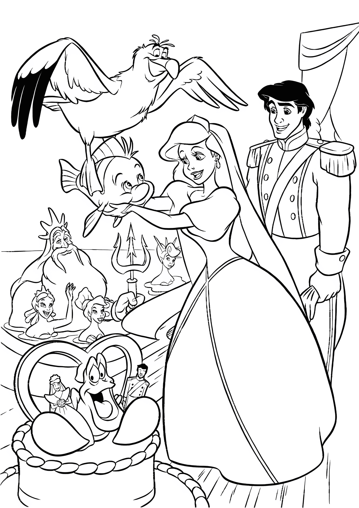 Little Mermaid: Wedding Feast on a Ship