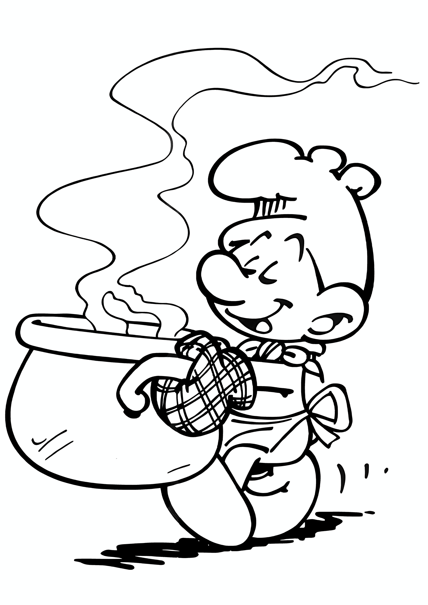 Smurfs: Sweetie with a Pot