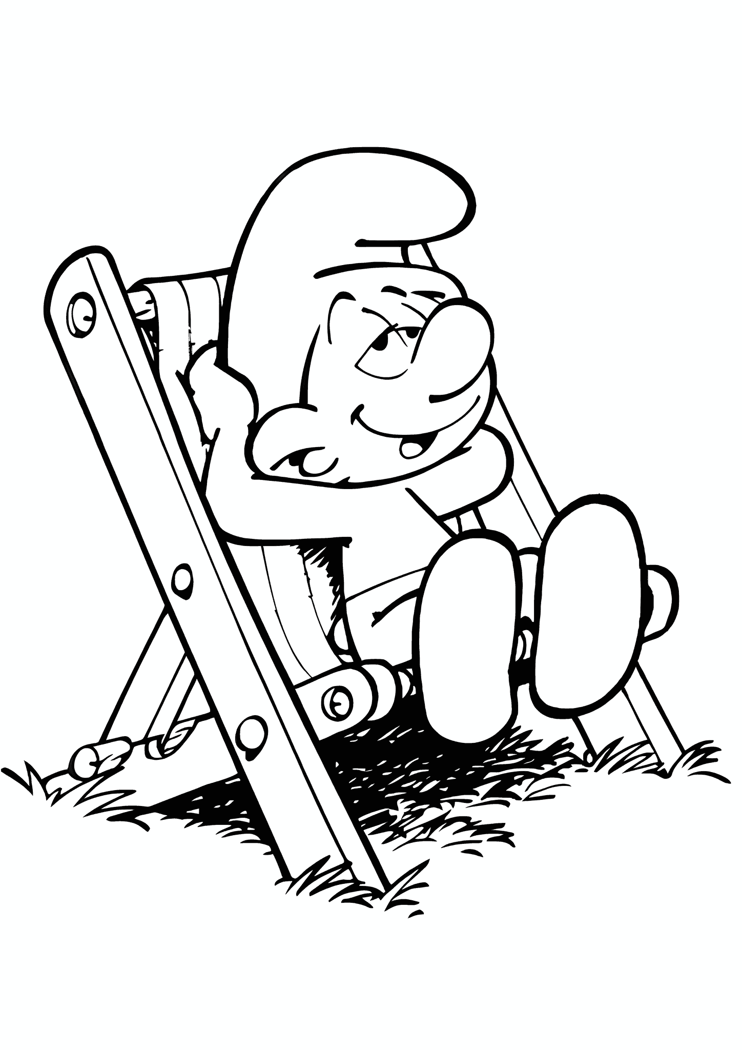 Smurfs: Lazy Man in the Chair