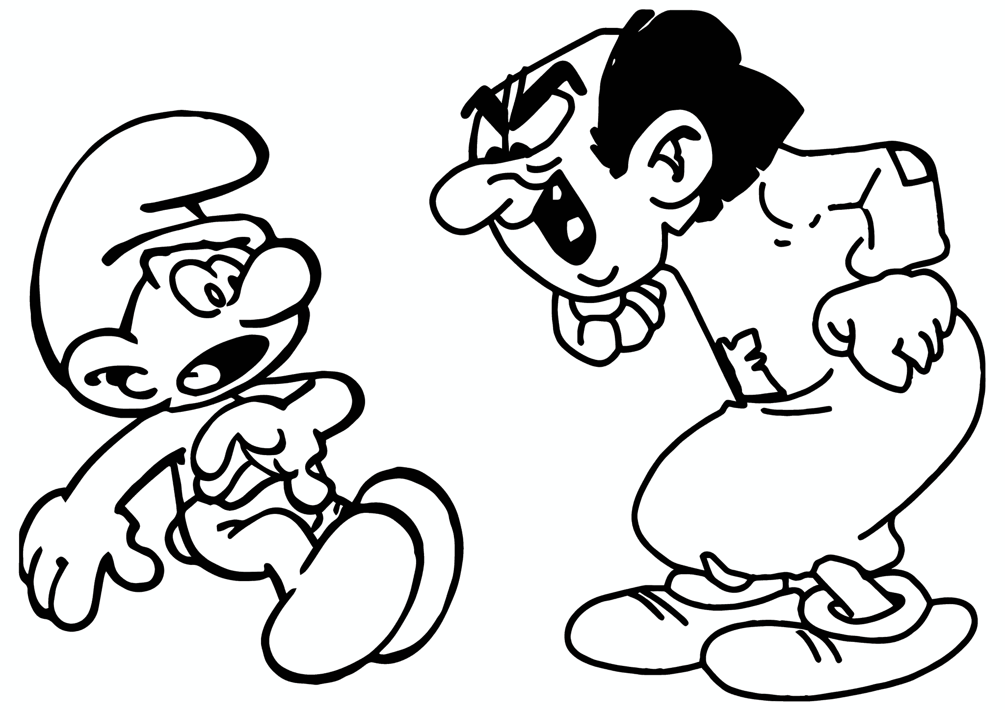 Gargamel Attacked a Smurf