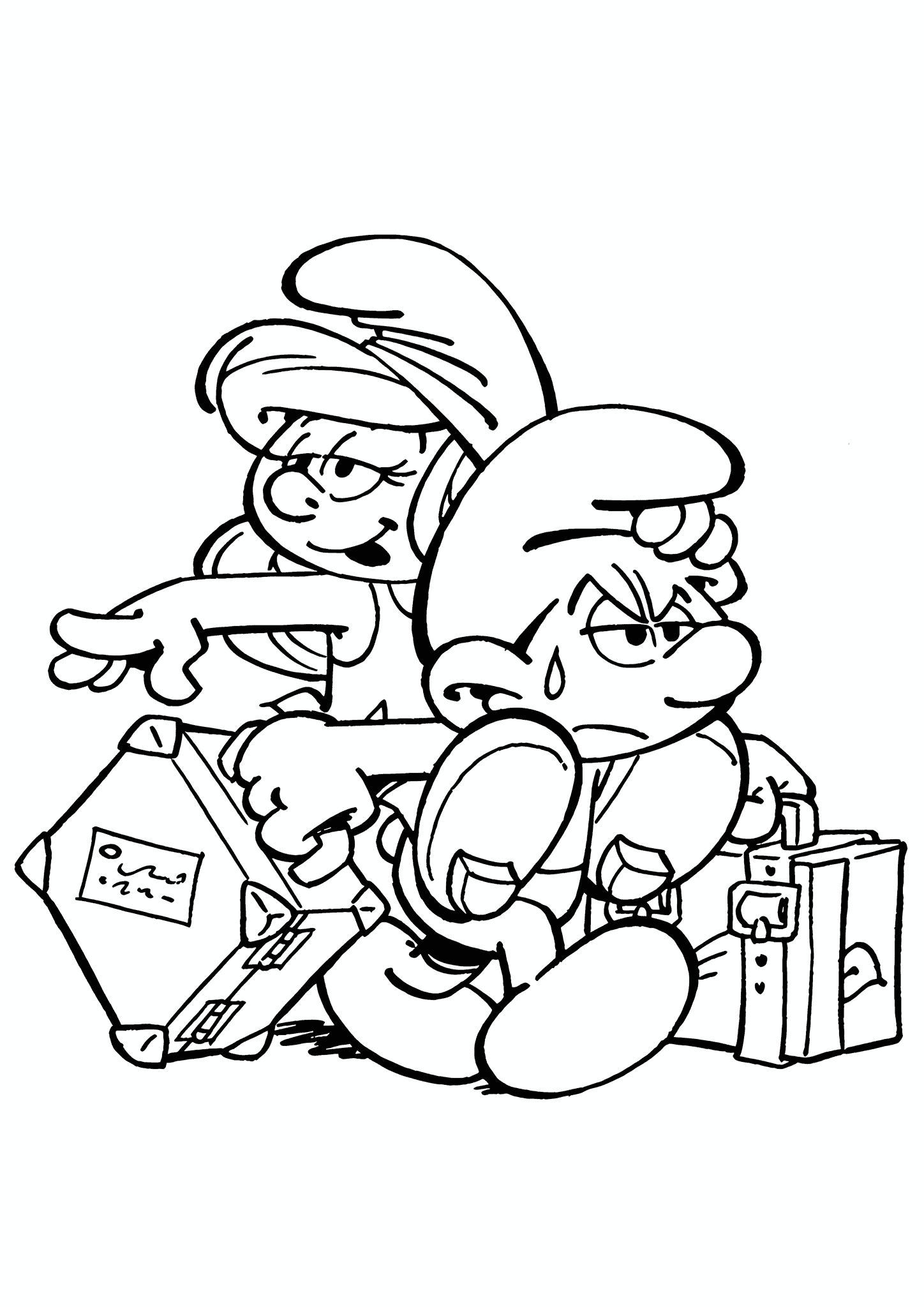 Capricious Smurfette