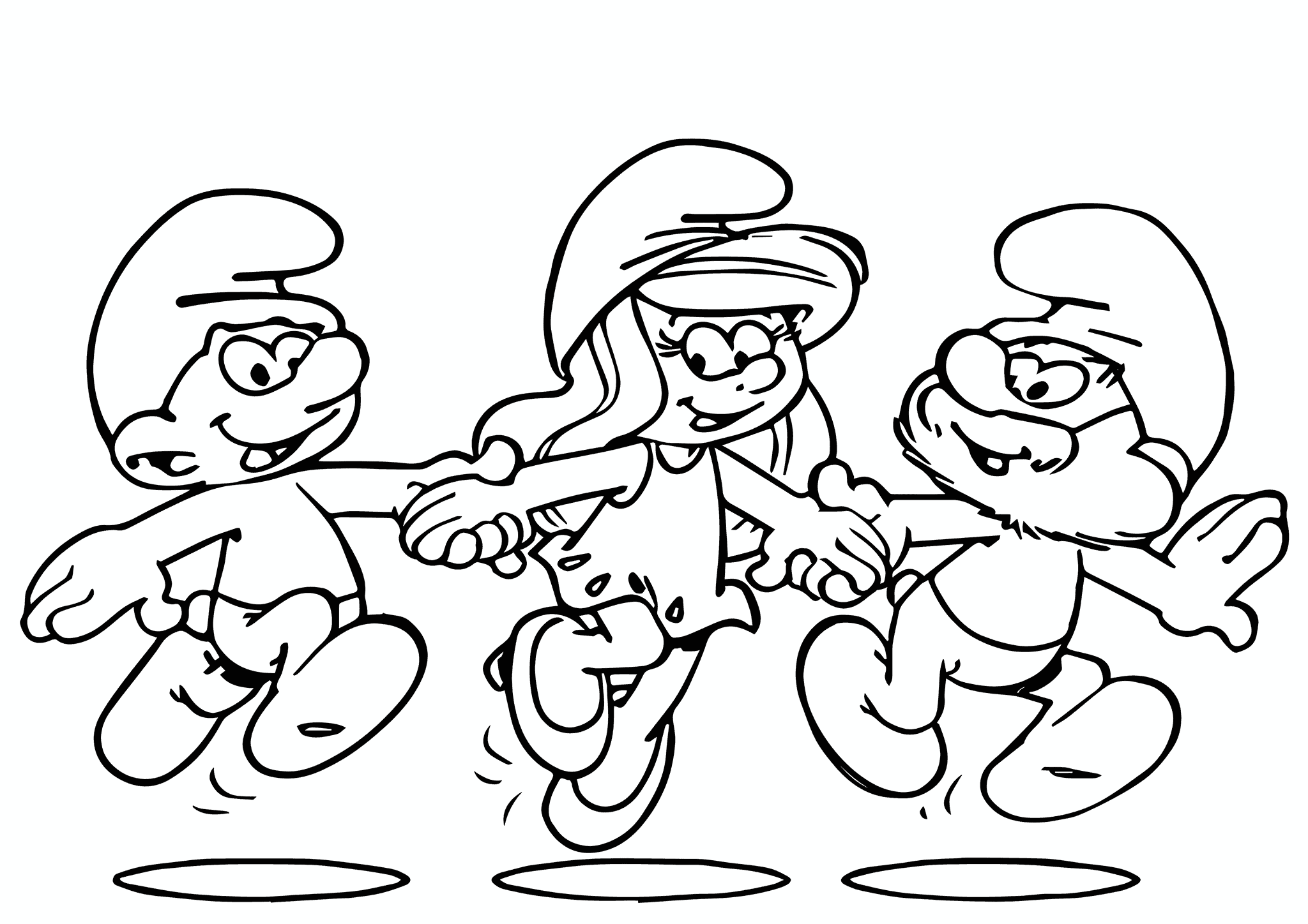 Smurfs Are Dancing Around