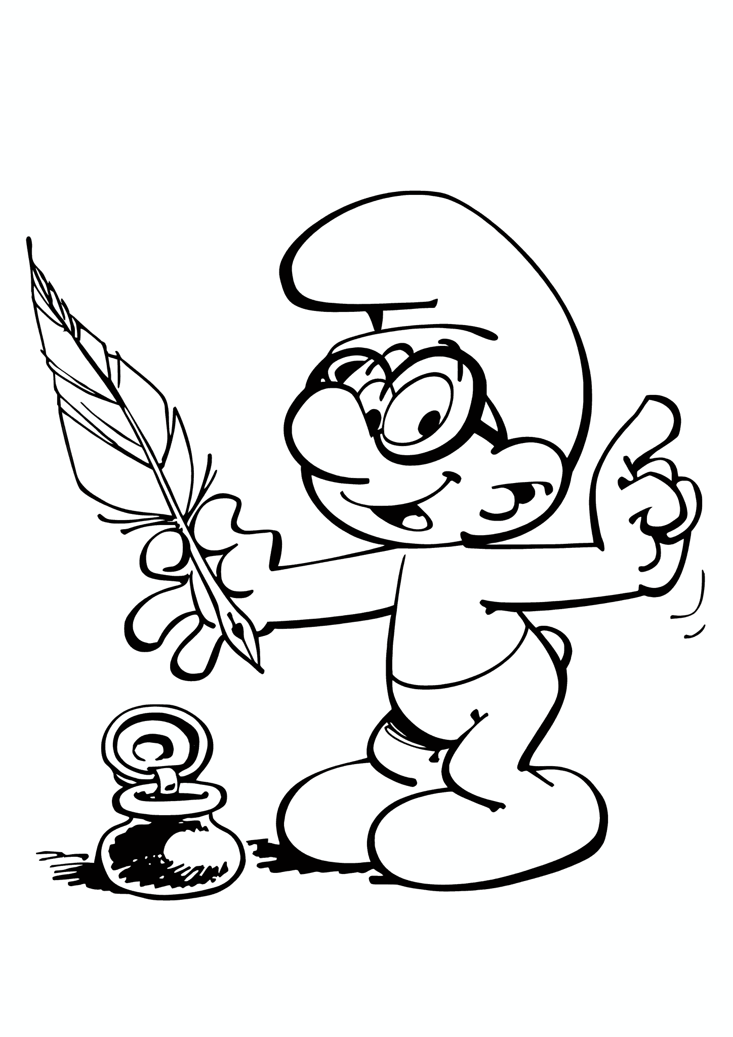 Smurfs: Prudent Man with a Feather