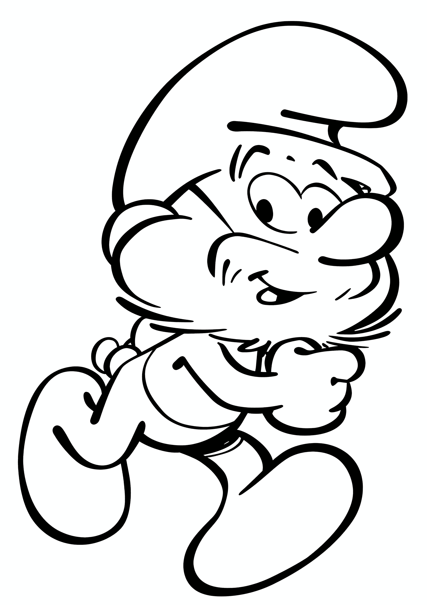 Papa Smurf in Training