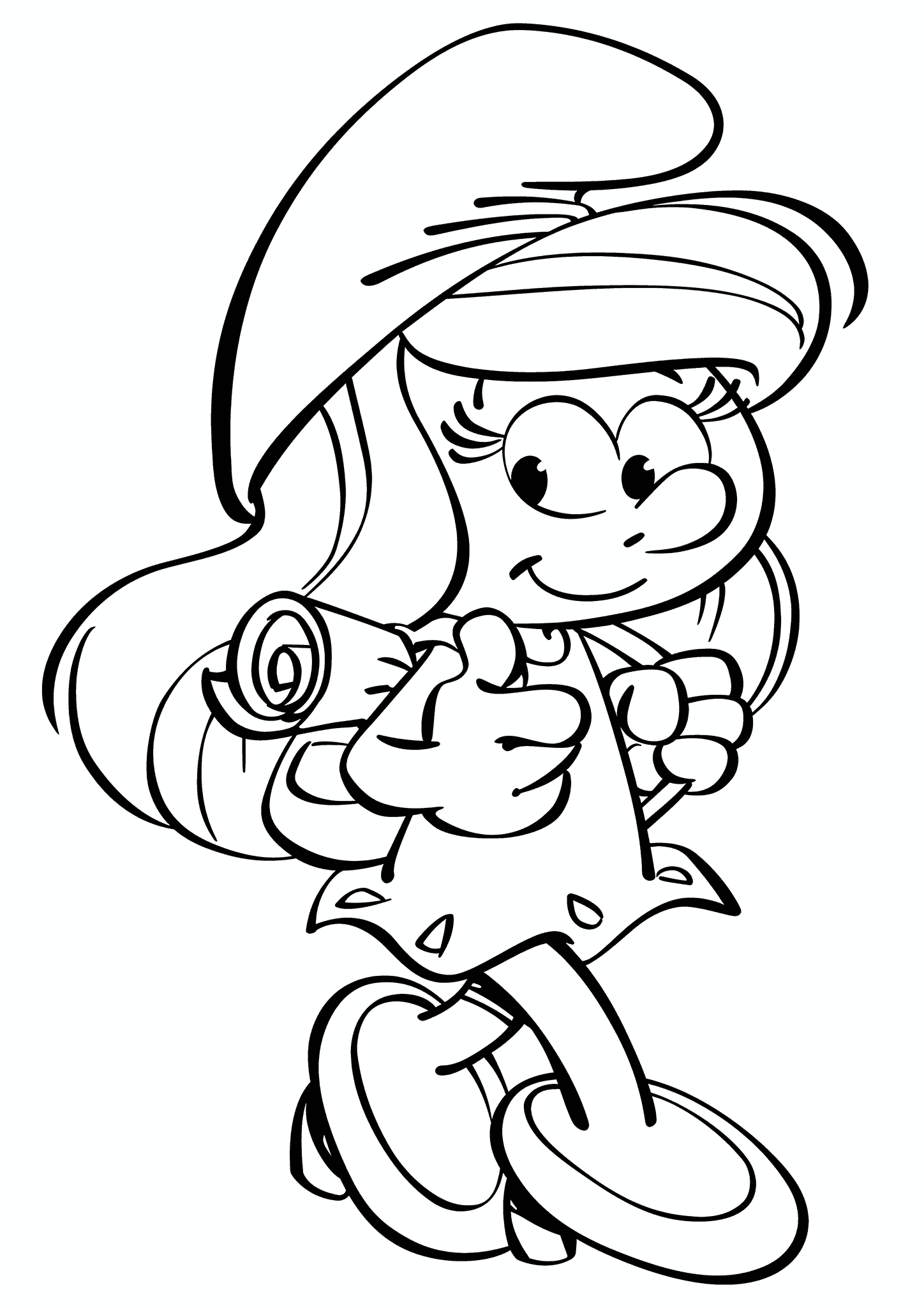 Smurfette Goes Camping