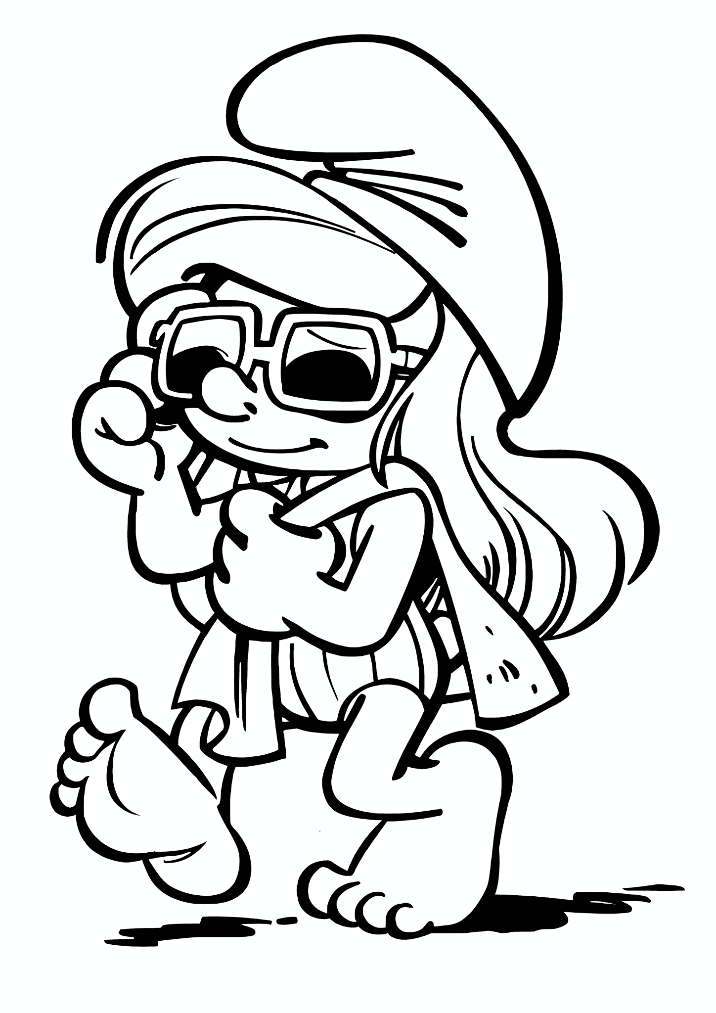 Smurfs Beach Fashion