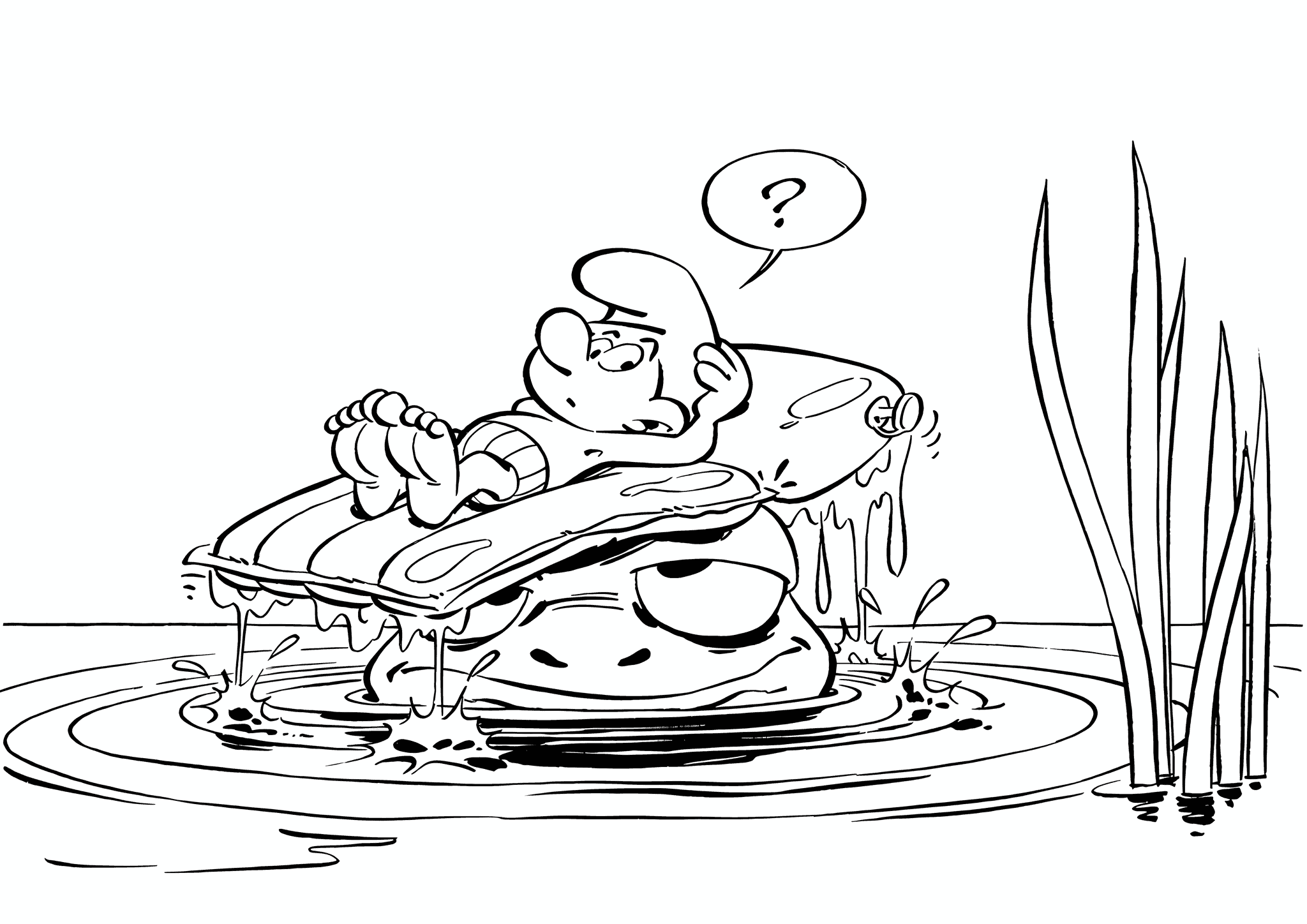 Smurf Woke Up a Frog