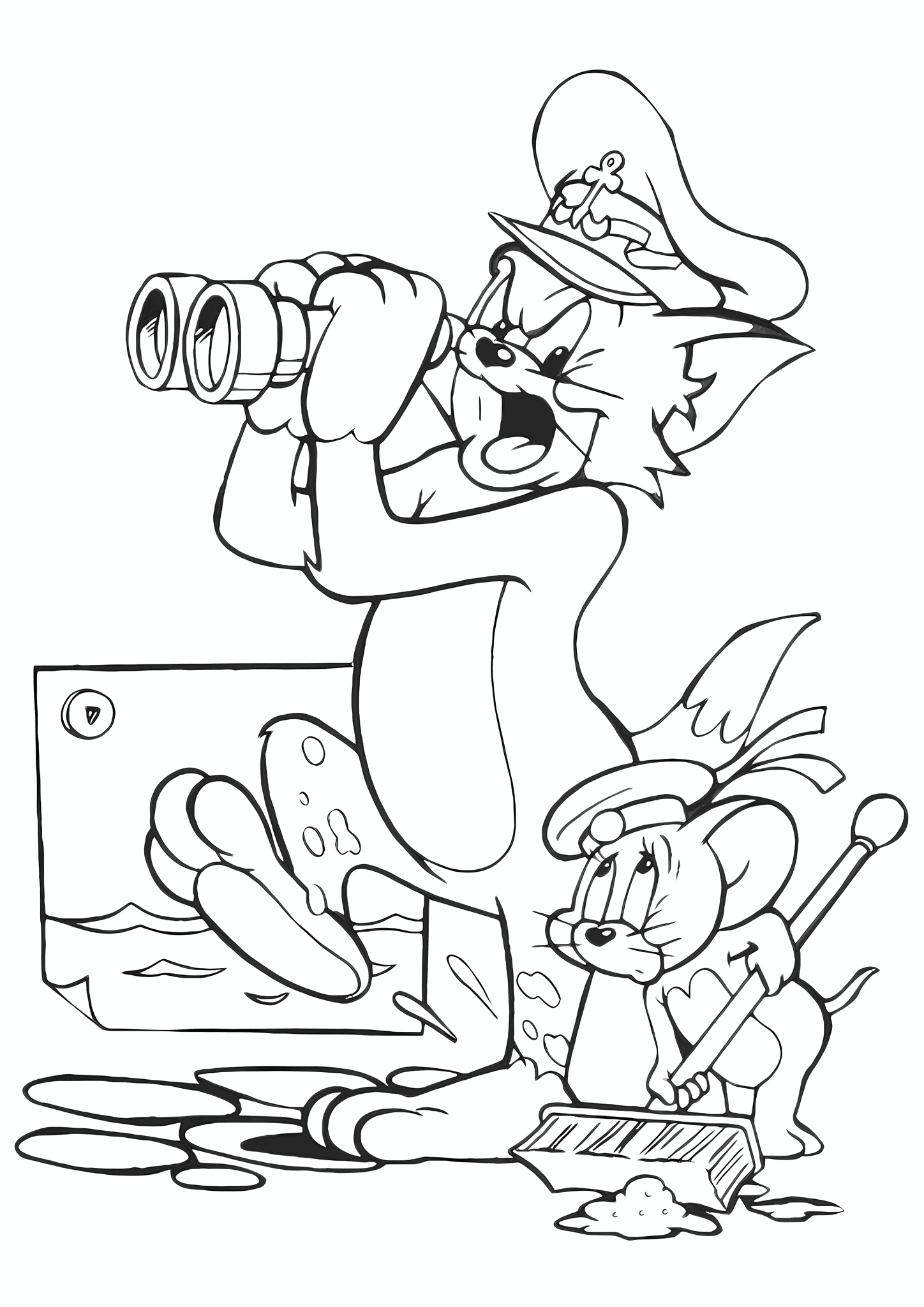 Tom and Jerry Adventures on a Ship