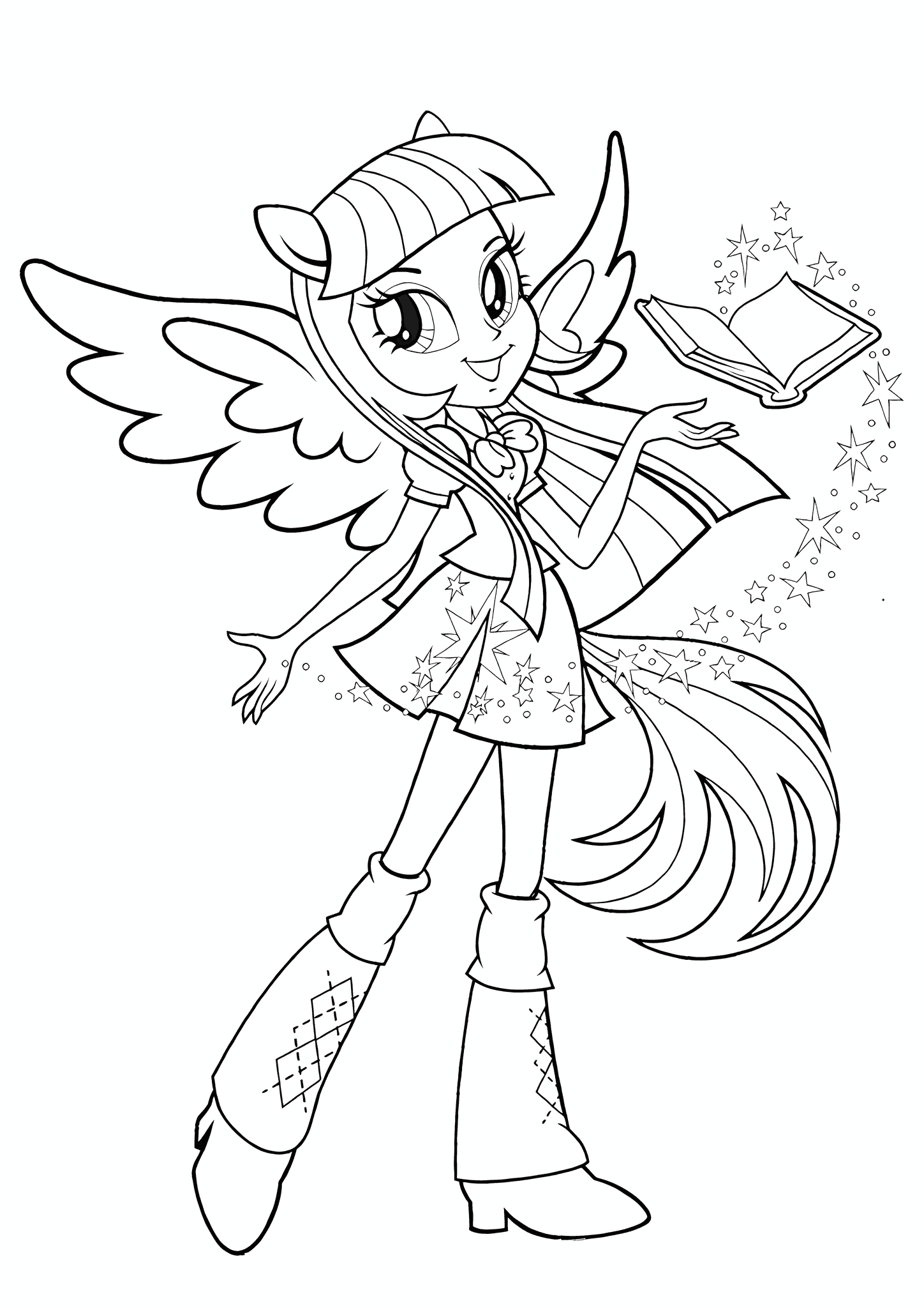 Twilight Sparkle with a Book