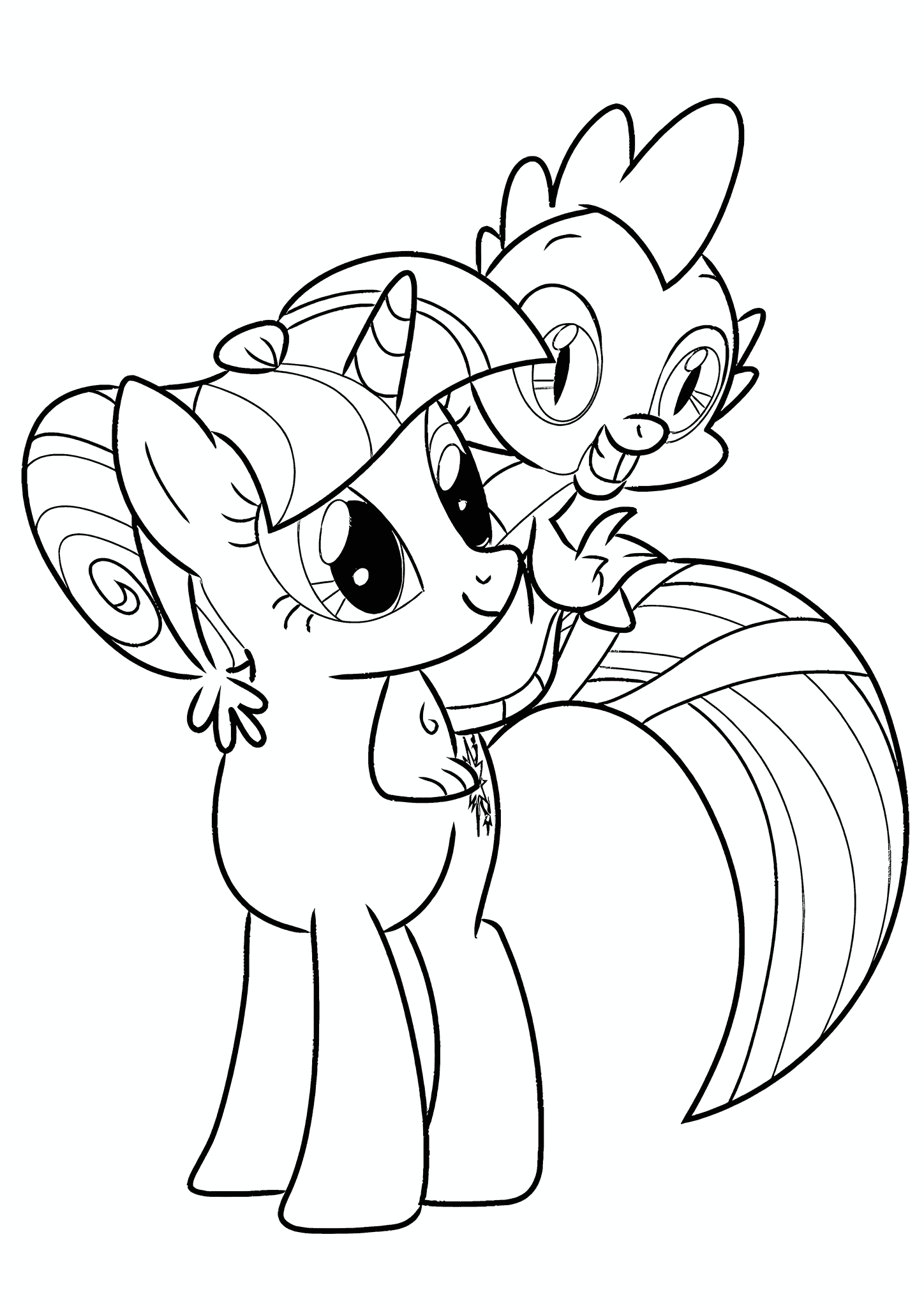 Twilight Sparkle Friendship with Spike