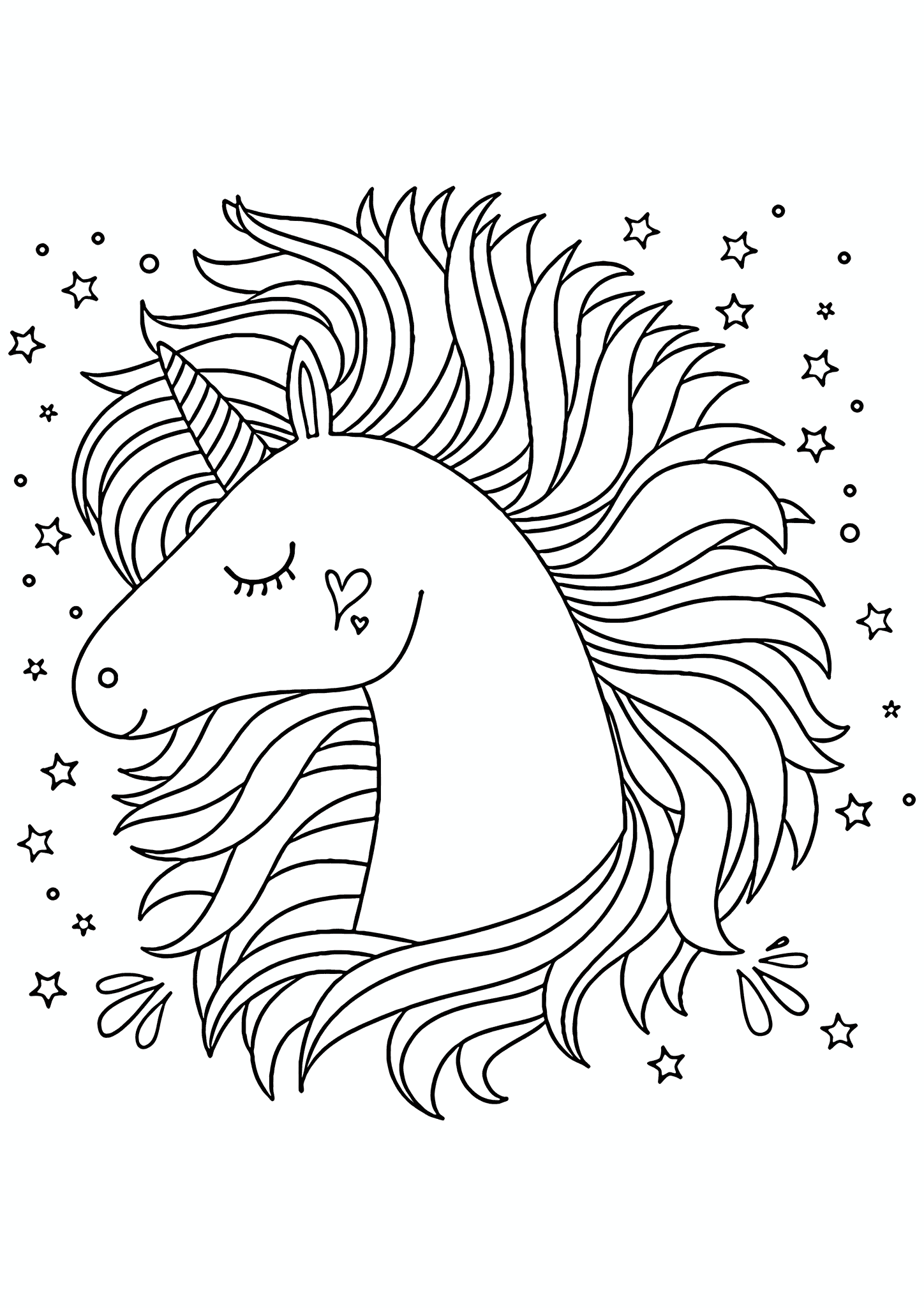 Unicorn’s Starry Mane