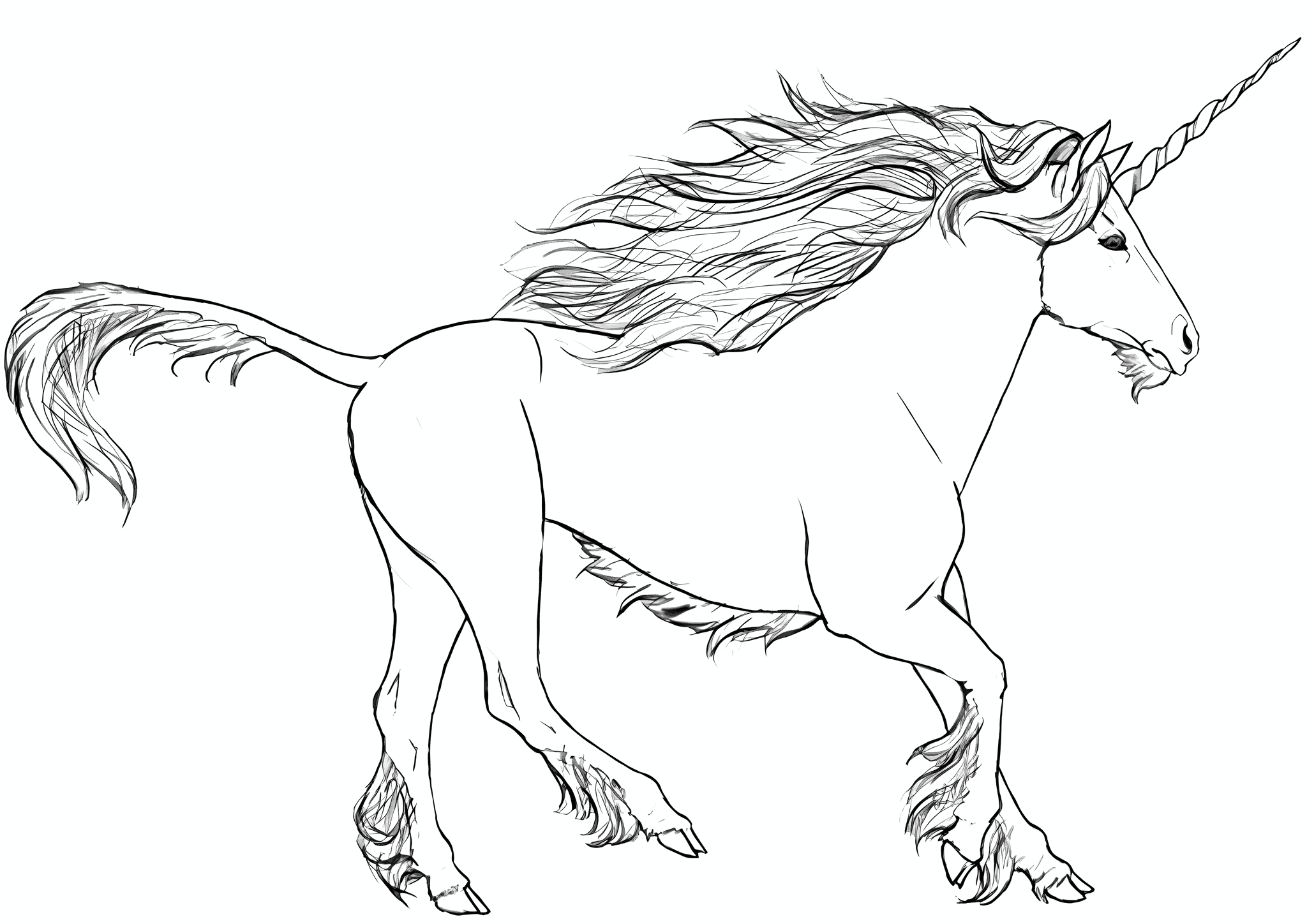 Unicorn Faster Than the Wind
