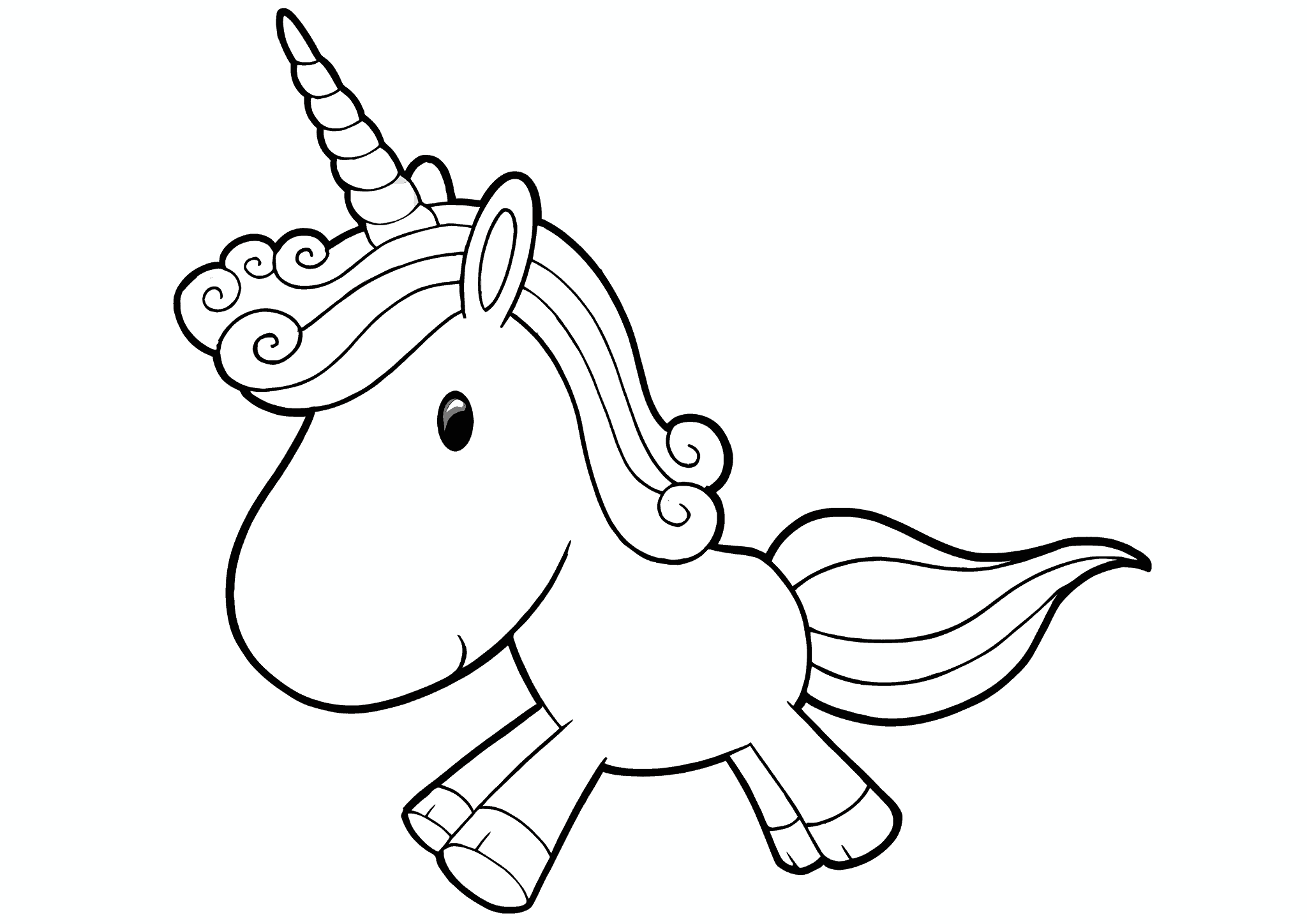 Unicorn Galloping