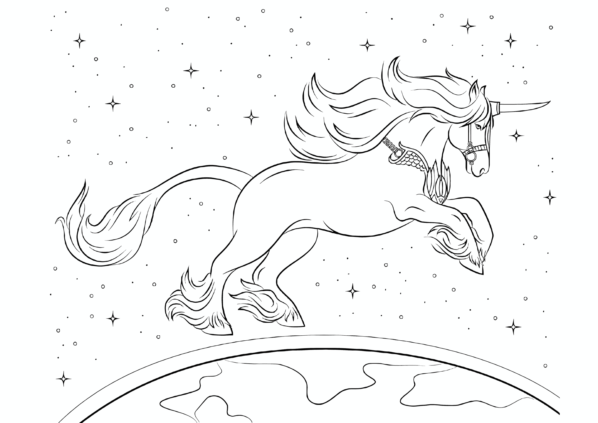 Unicorn Goes on An Adventure