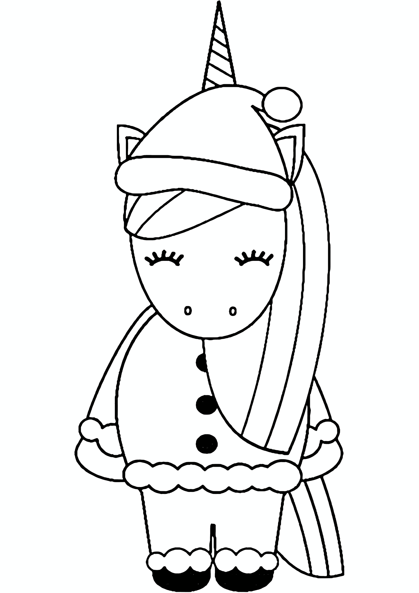 Unicorn’s New Year’s Outfit