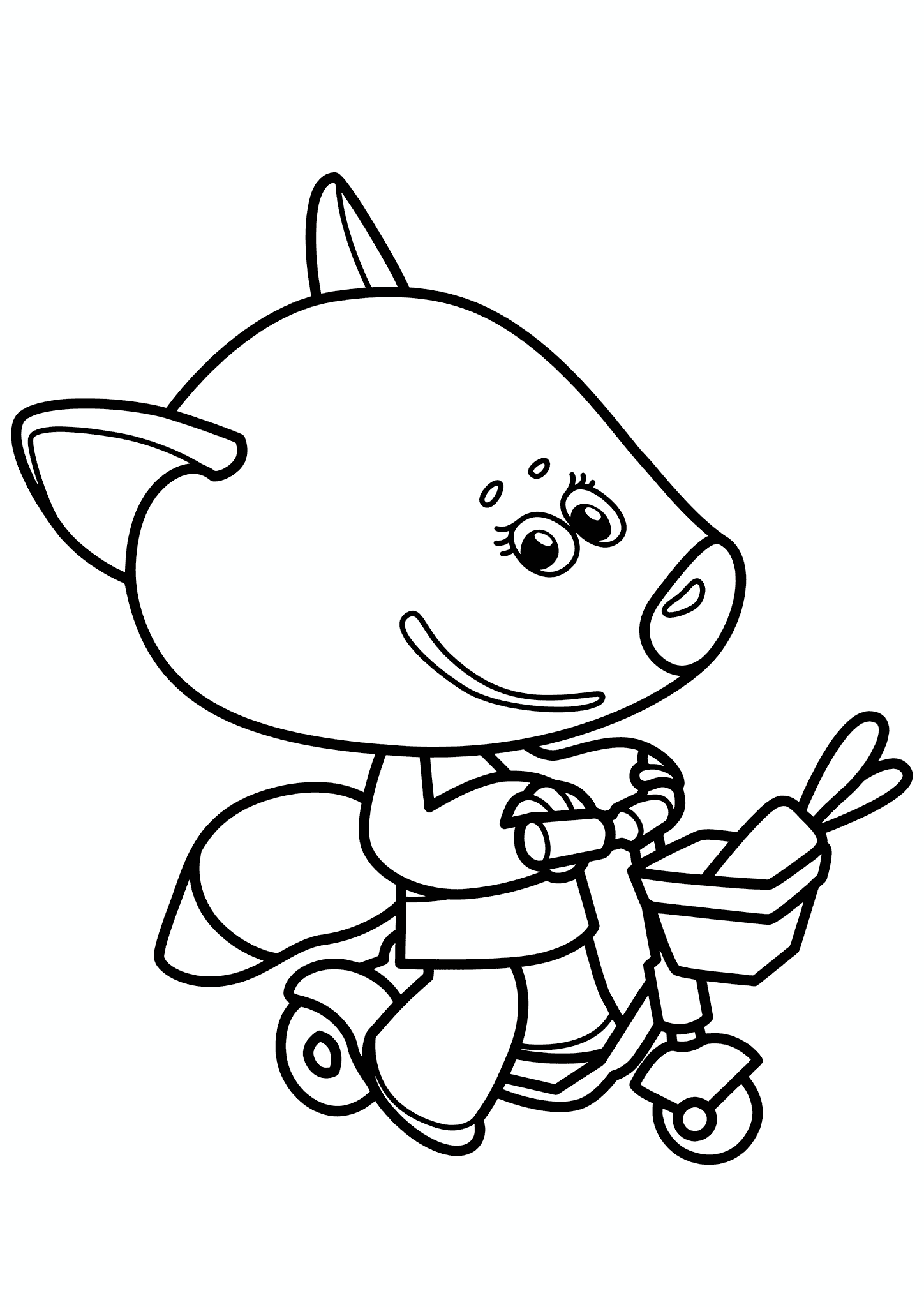 We Bare Bears: Chanterelle on a Scooter