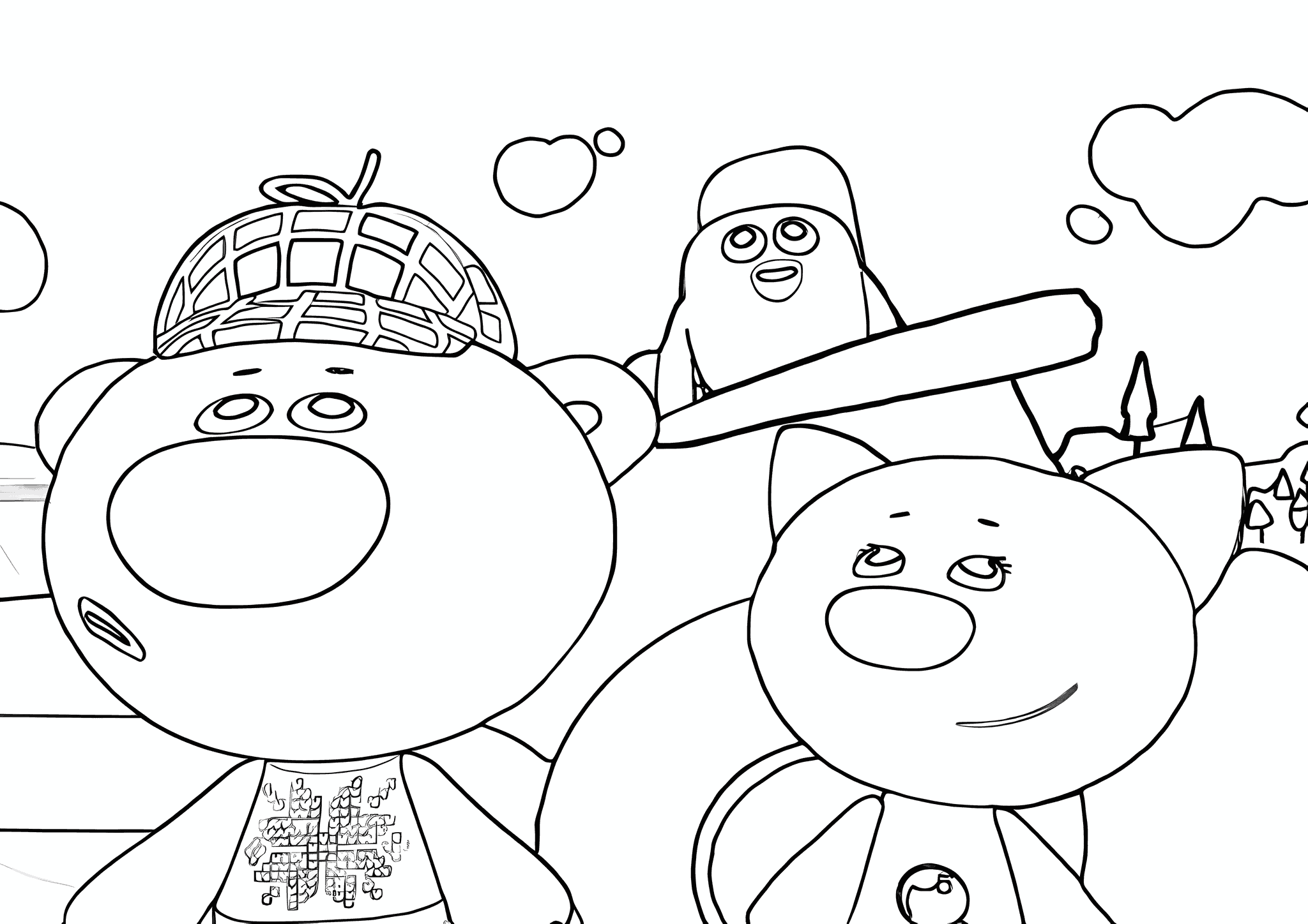 We Bare Bears: Cloudy and Tsipa