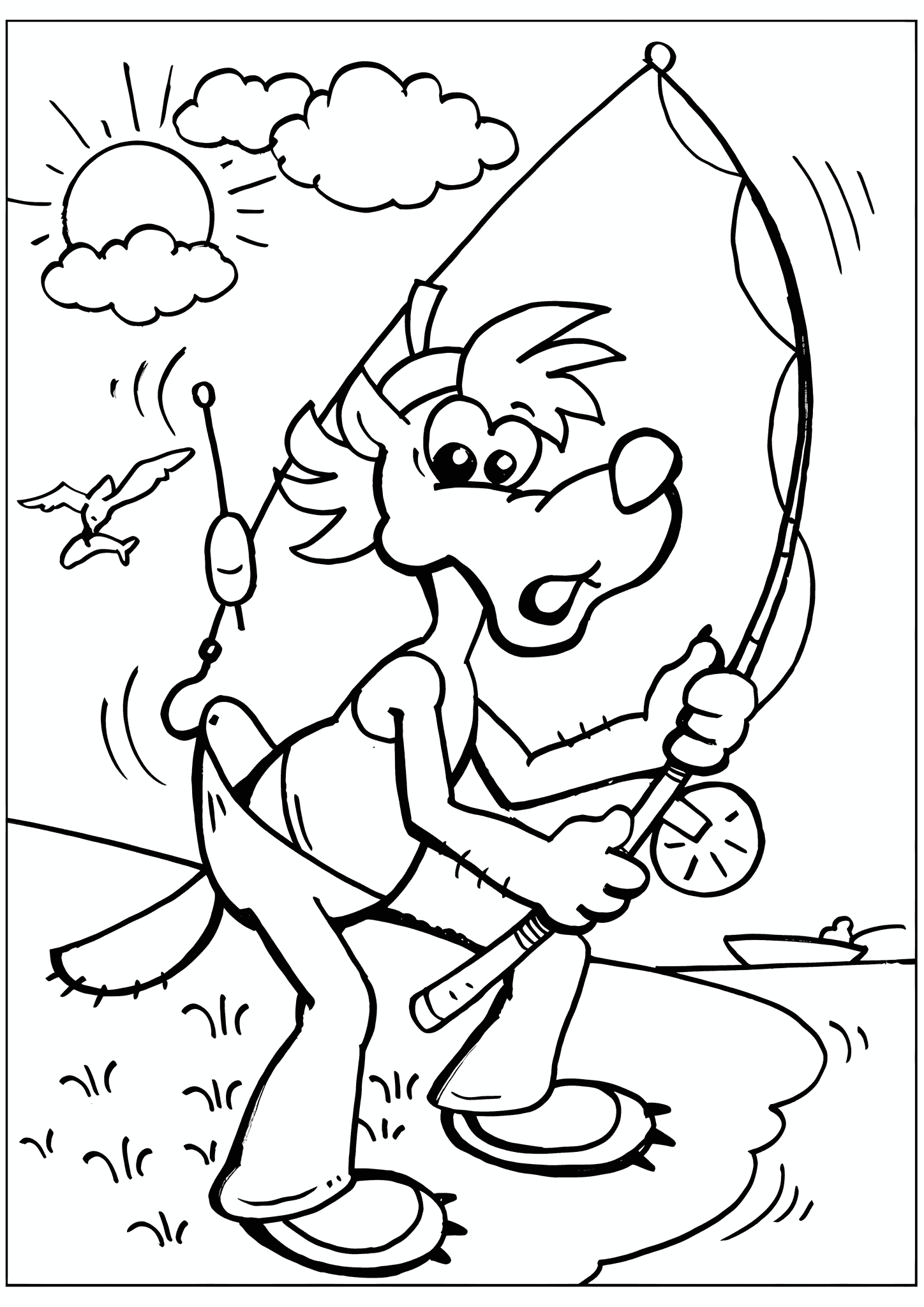 Well Just You Wait: Wolf on a Fishing Trip