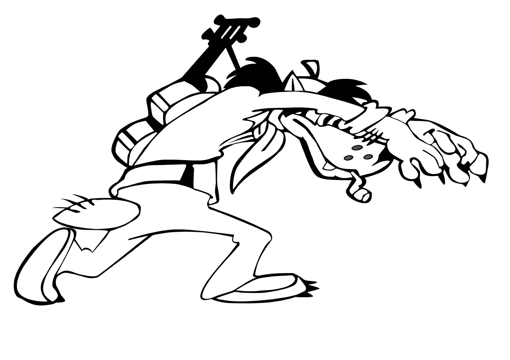 Well Just You Wait: Crouching Wolf with a Guitar