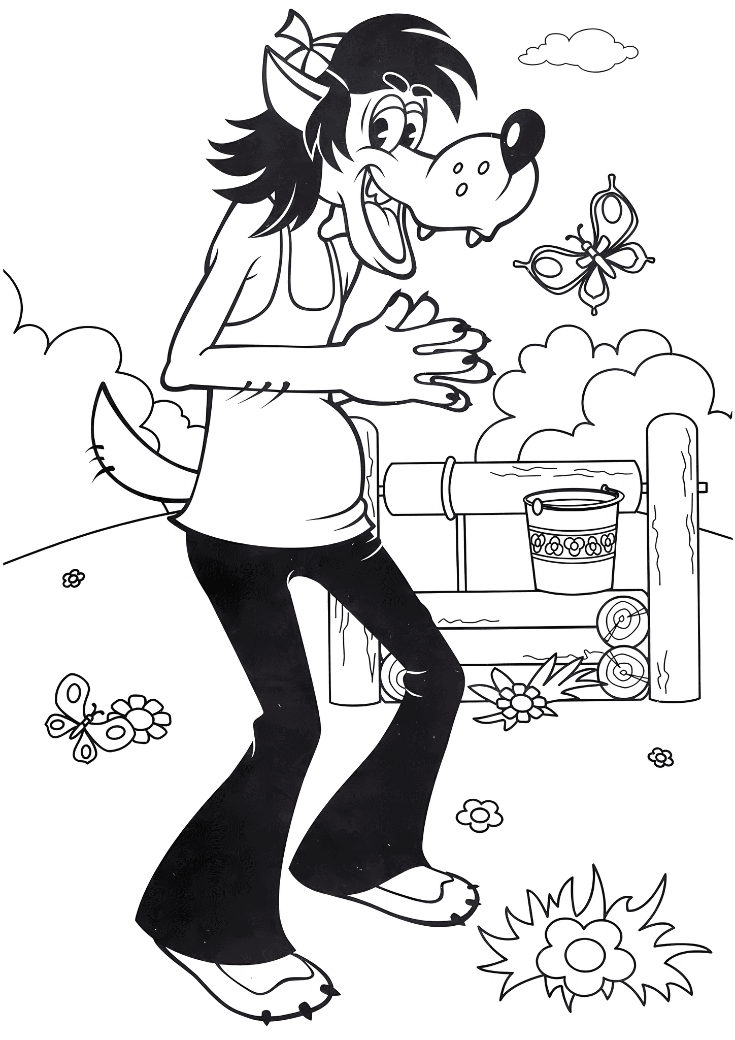 Well Just You Wait: Wolf at the Village Well