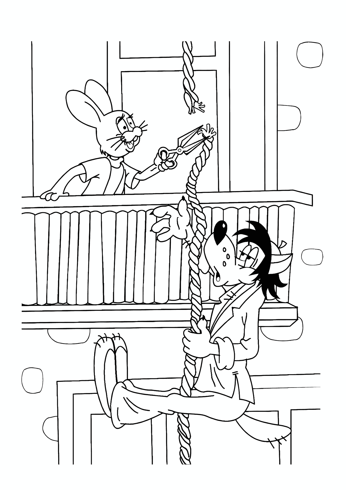 Well Just You Wait: Wolf Climbs Up the Rope