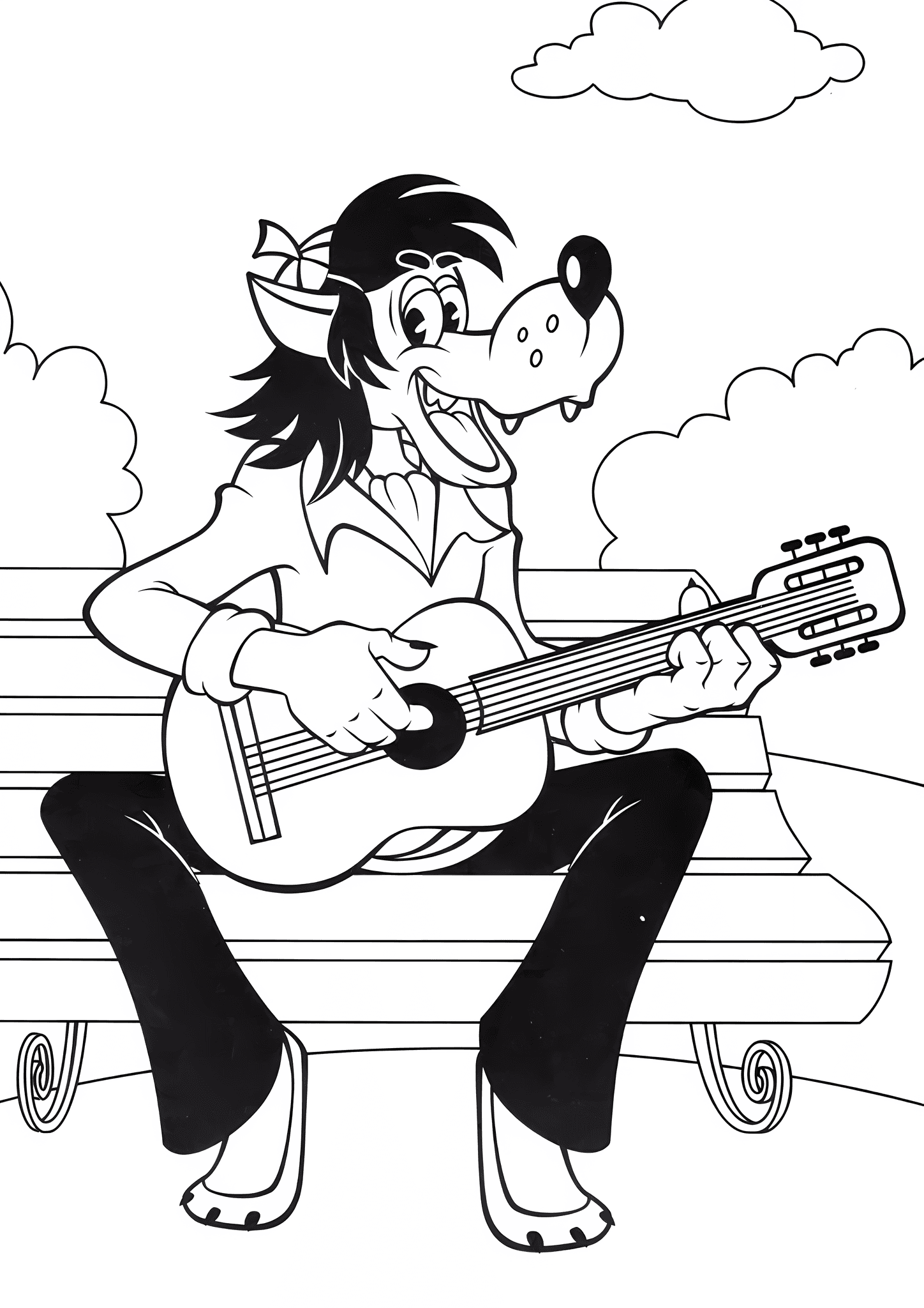 Well Just You Wait: Wolf Plays Guitar