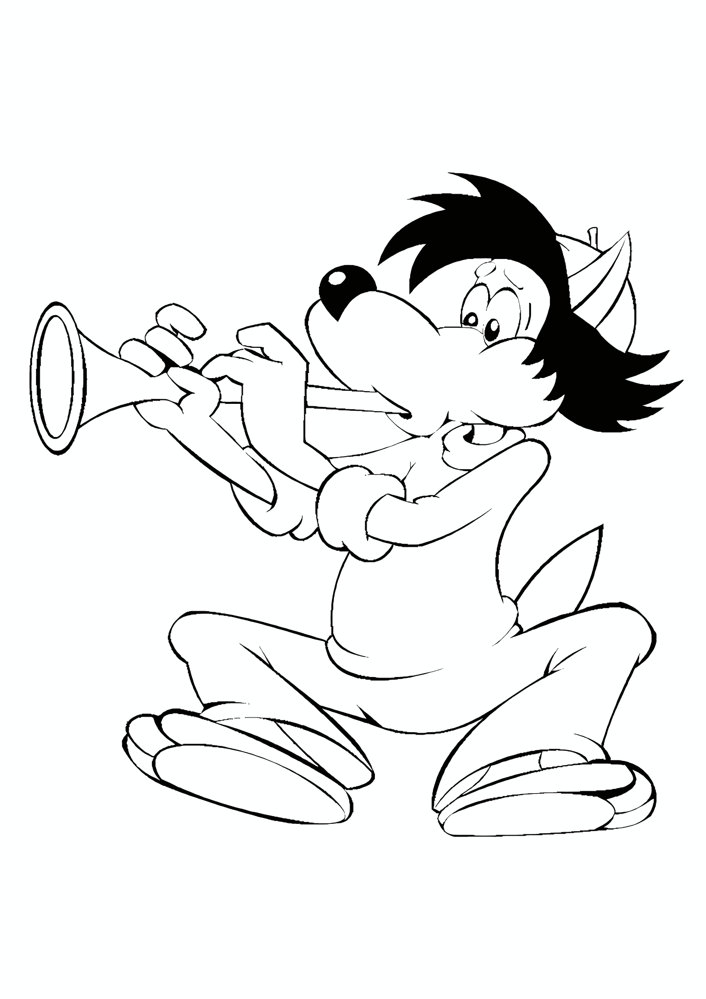 Wolf Plays Snake Charmer’s Flute