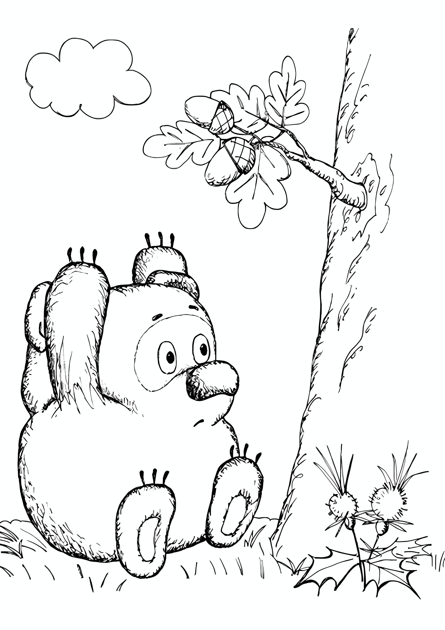 Winnie the Pooh: Fluff Fell From the Oak Tree