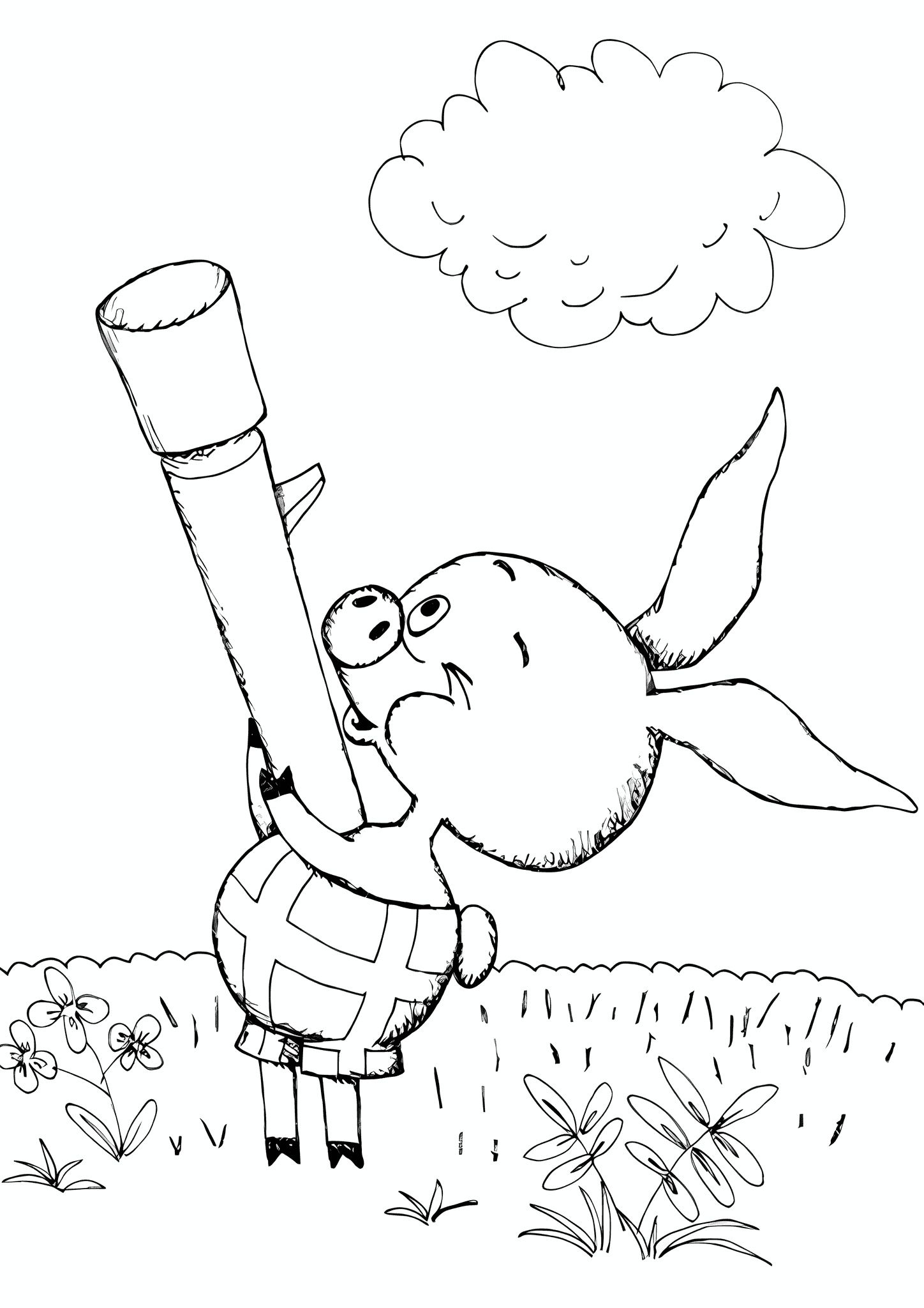 Winnie the Pooh: Piglet is Holding a Gun