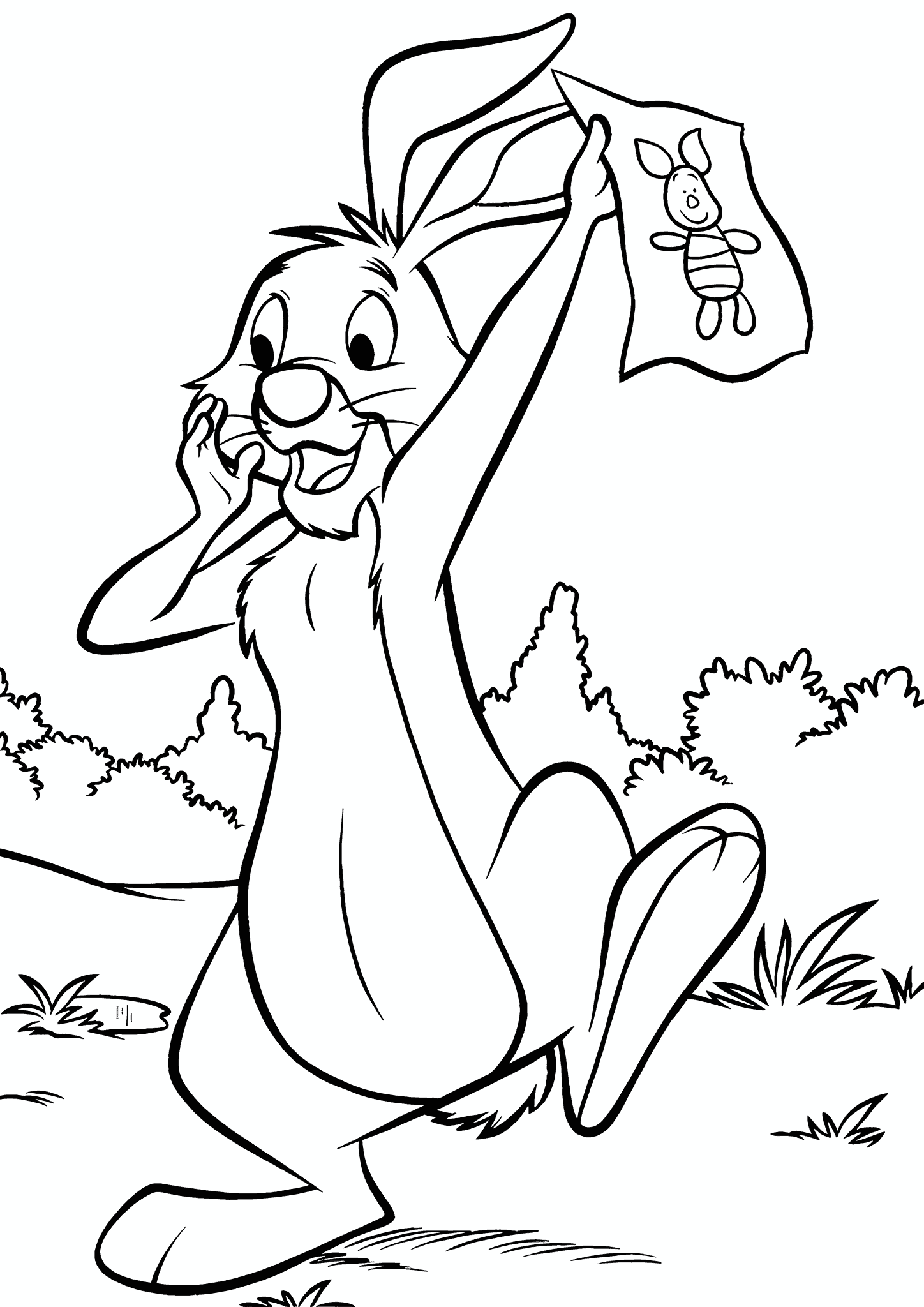 Winnie the Pooh: Rabbit and Drawing