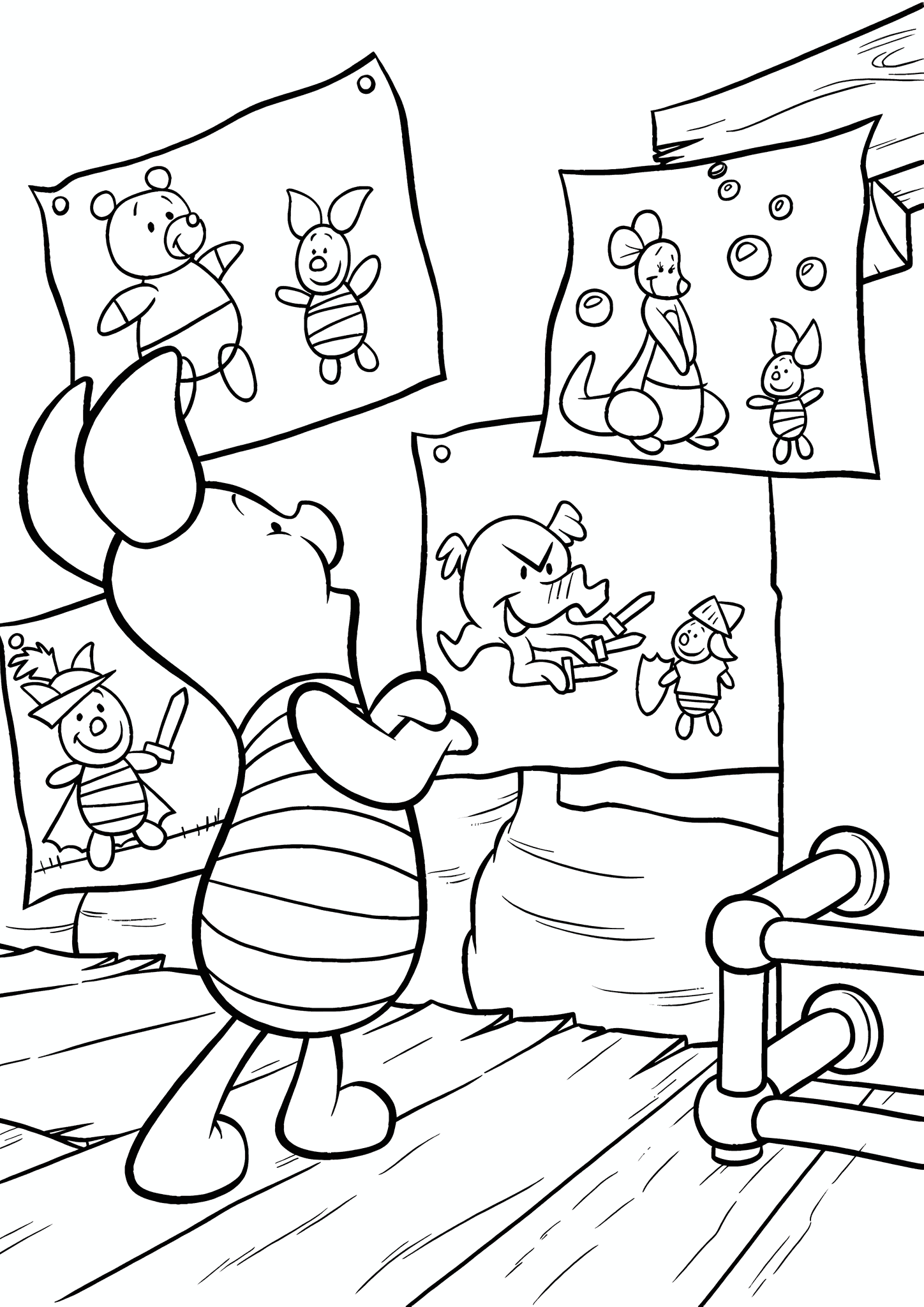 Winnie the Pooh: Piglet’s Drawings