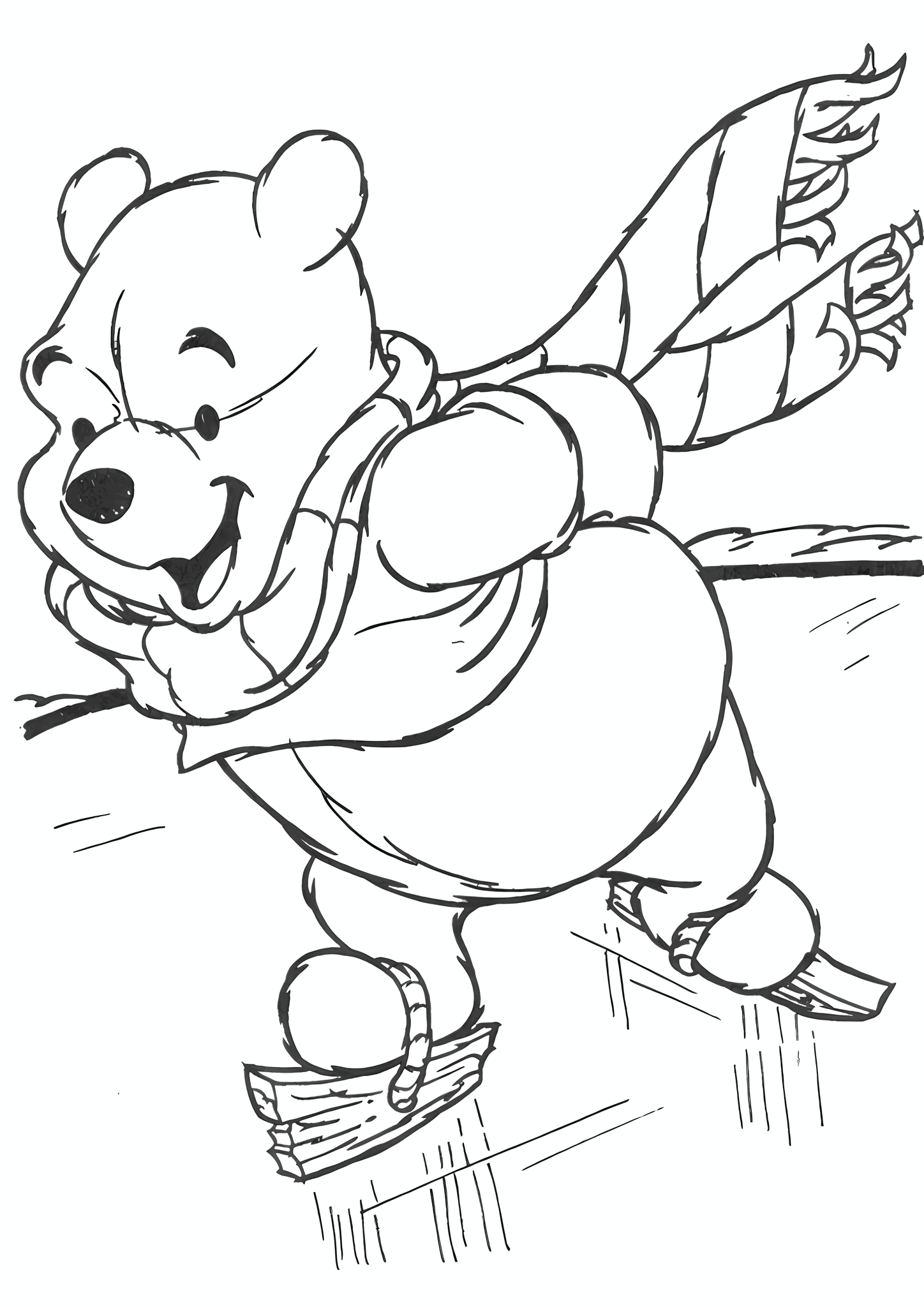 Winter: Winnie the Pooh on Skates