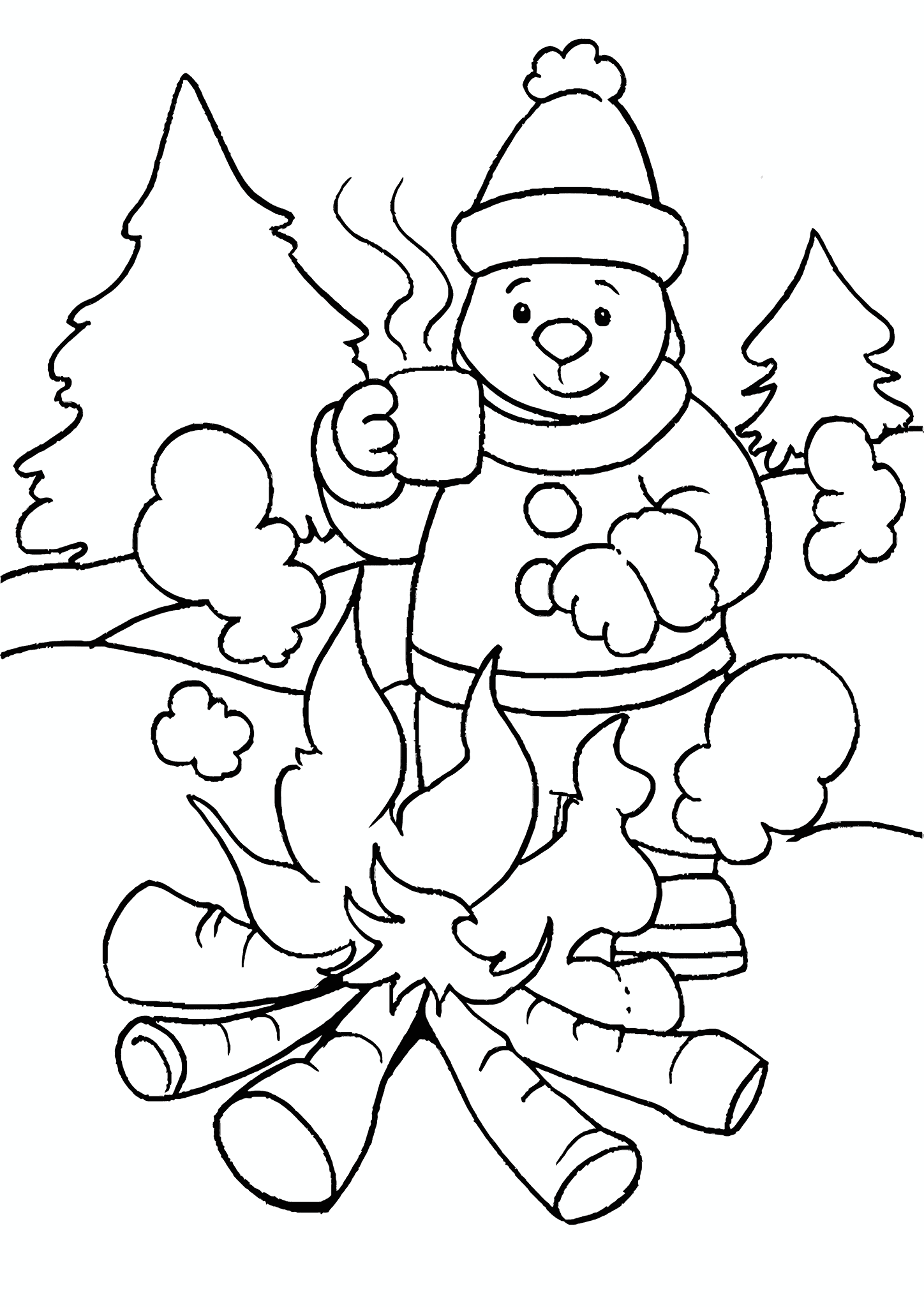 Winter: Doggy By the Fire