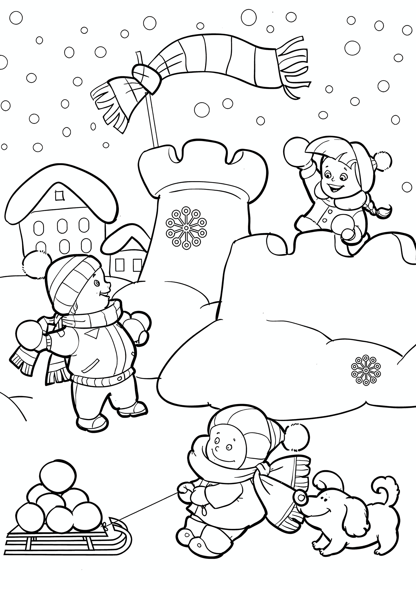 Winter Fun in the Yard