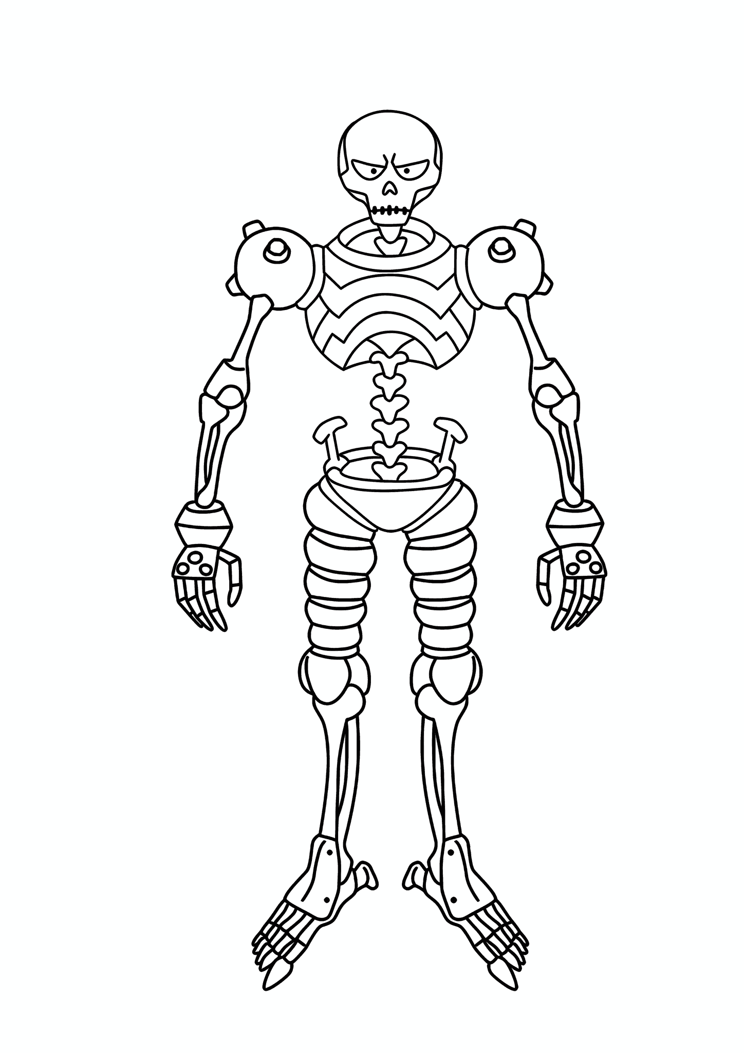 Zak Storm: Skeleton From a Cartoon