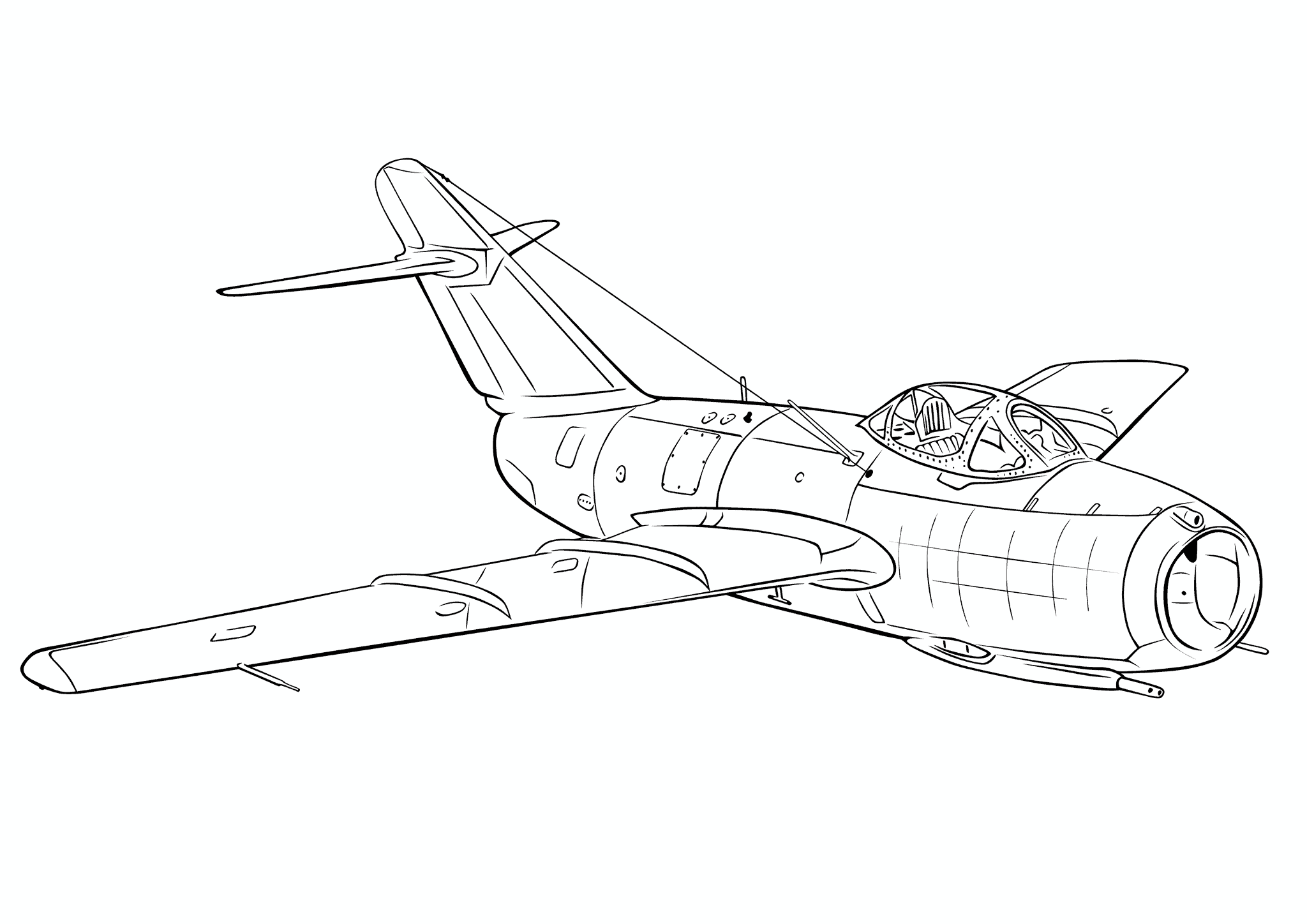 Airplane MiG-15 (USSR)