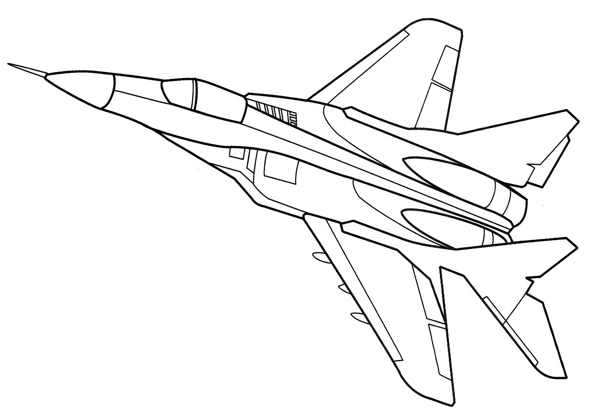 Airplane MiG-29