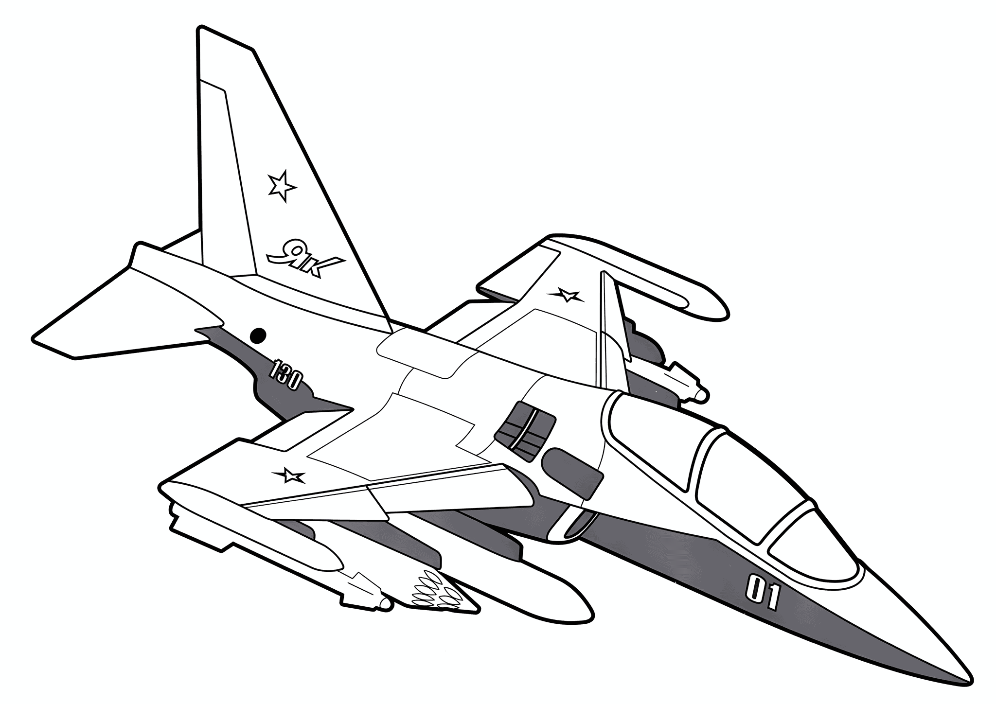 Airplane Yak-130 (USSR)