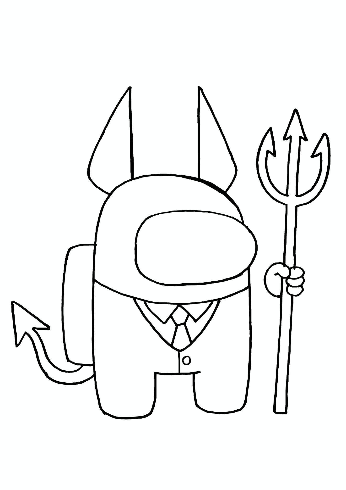 Among Us: Demon with Horns