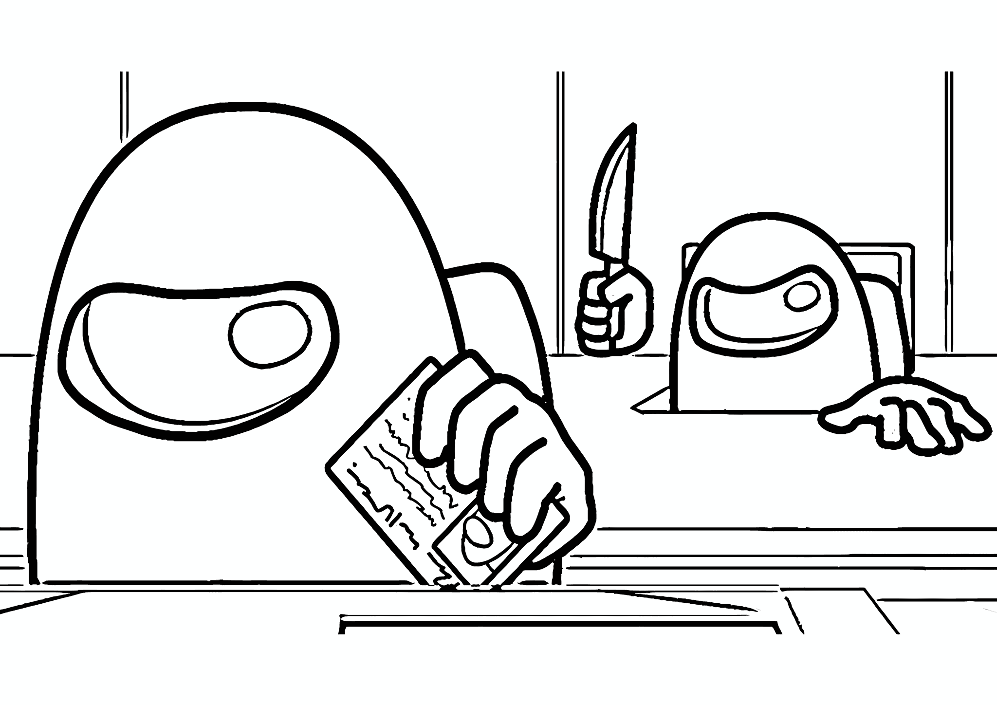 Among Us: Traitor in the Hatch