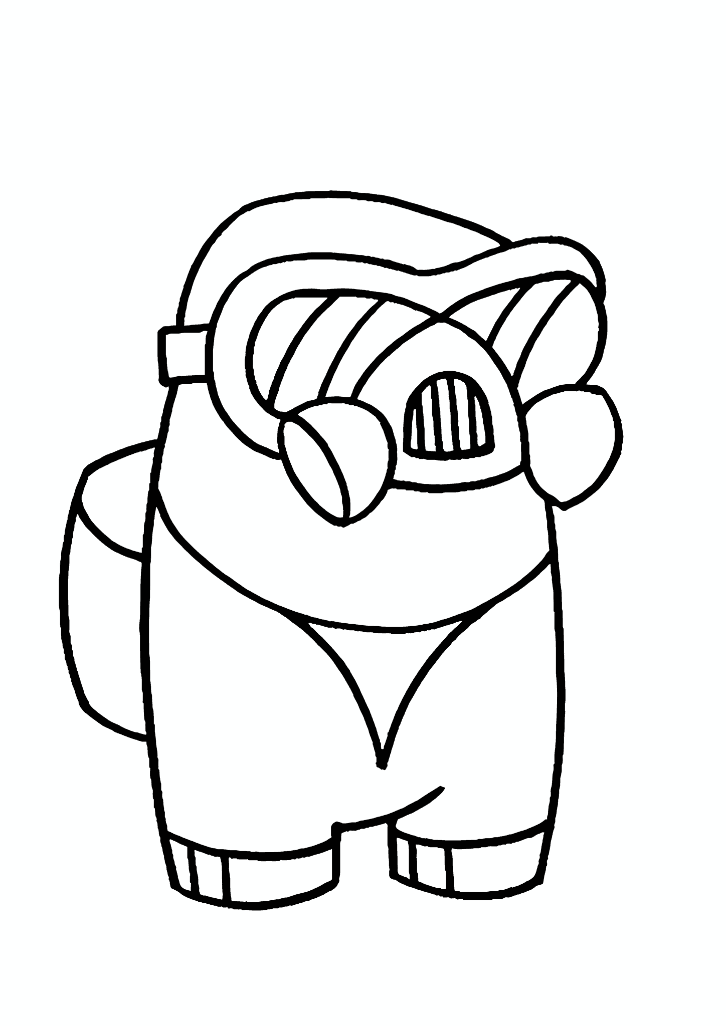 Among Us: Crew Member in Gas Mask