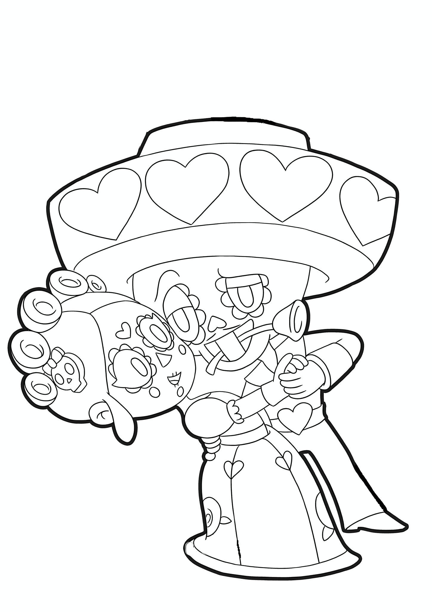 Brawl Stars: Poco and Calavera on Halloween