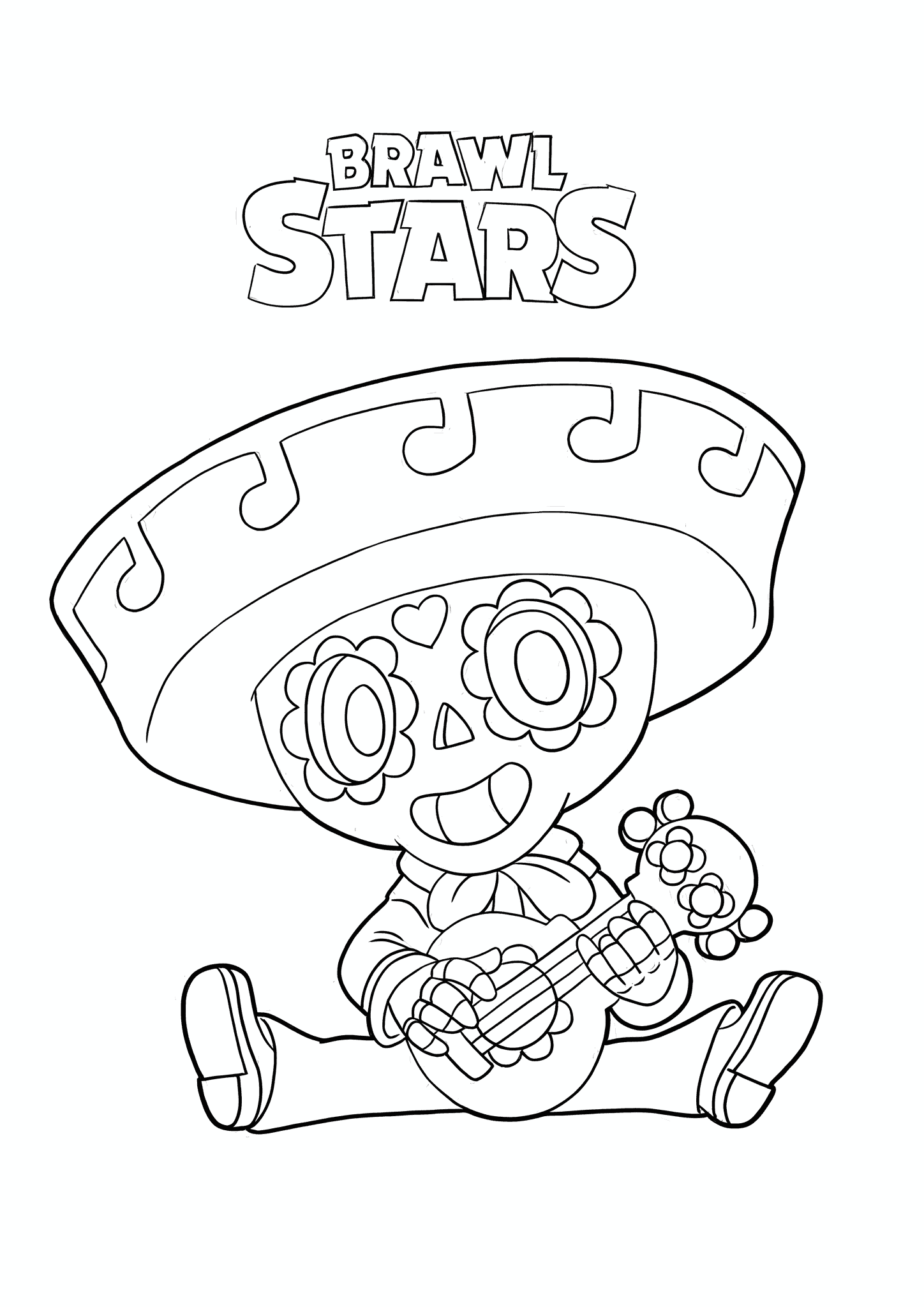 Brawl Stars: Pico with a Guitar
